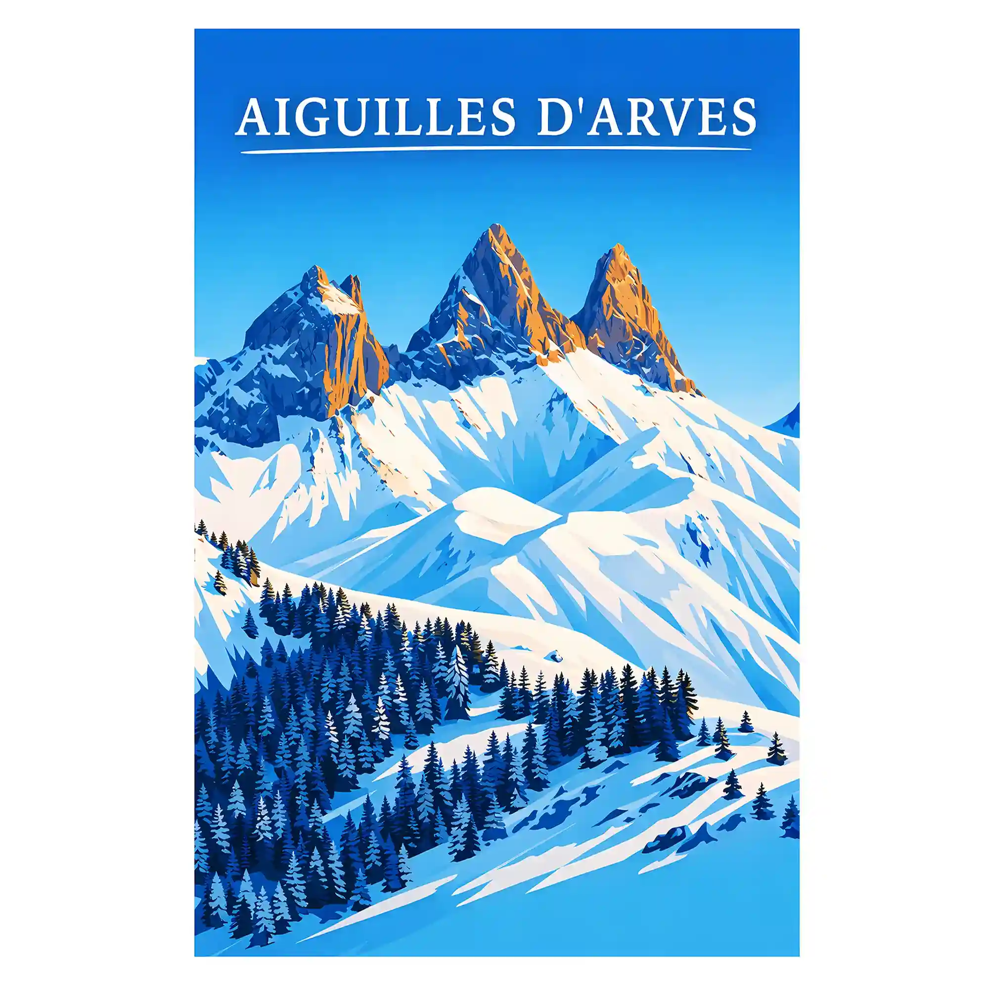 Affiche - Aiguilles d'Arves