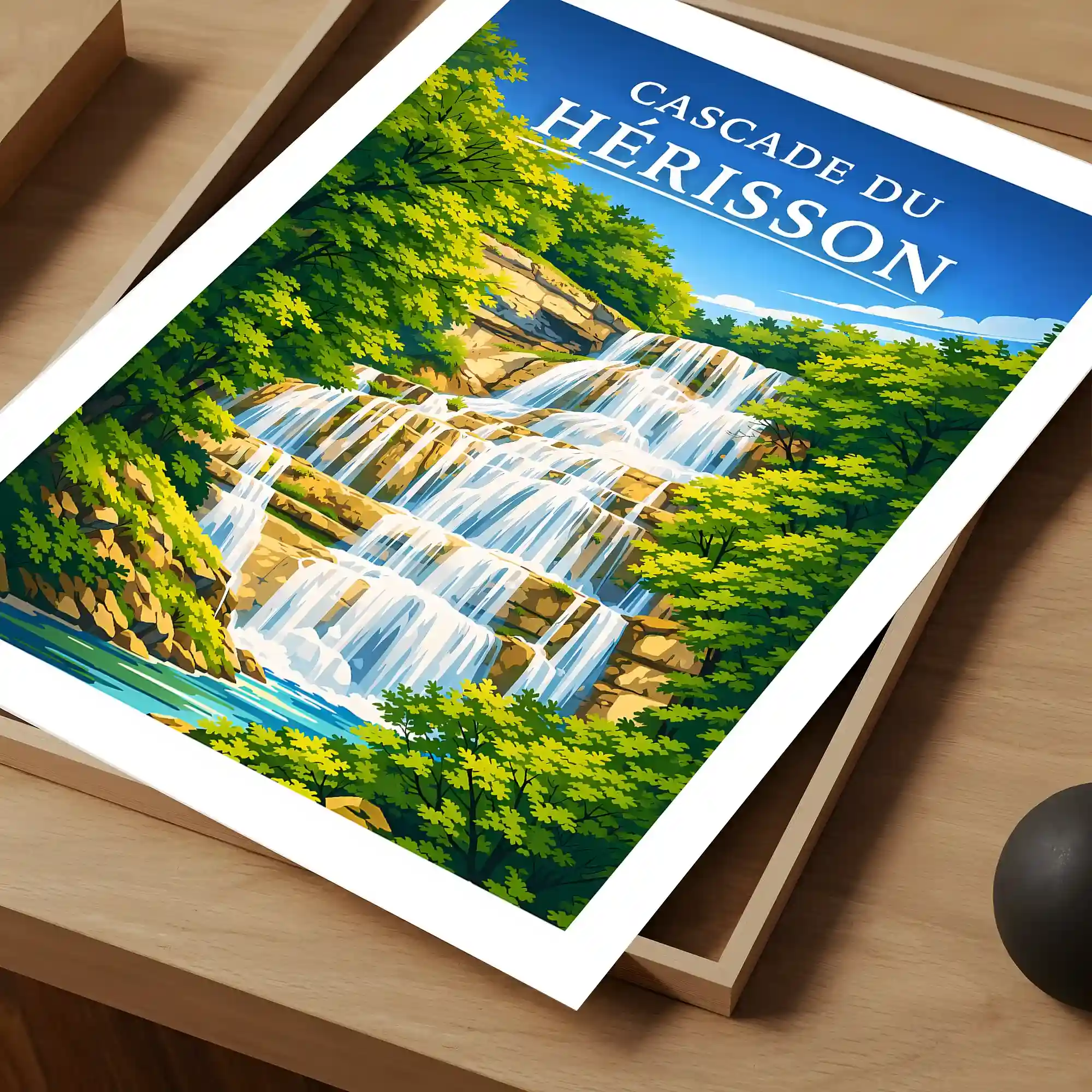 Affiche - Cascade du Hérisson - Image 4