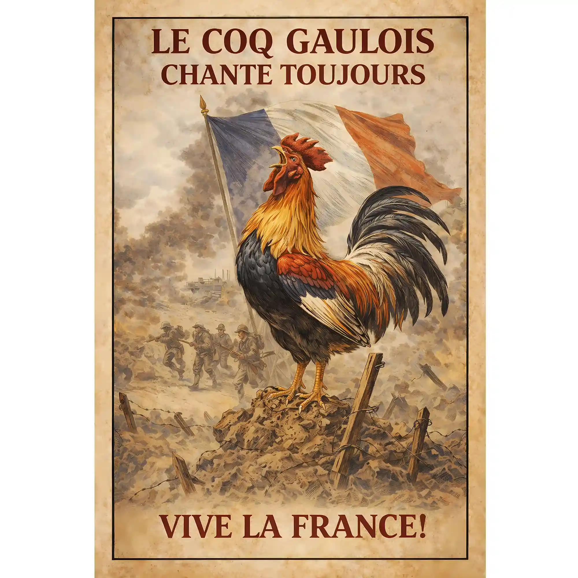 Affiche - Coq Gaulois