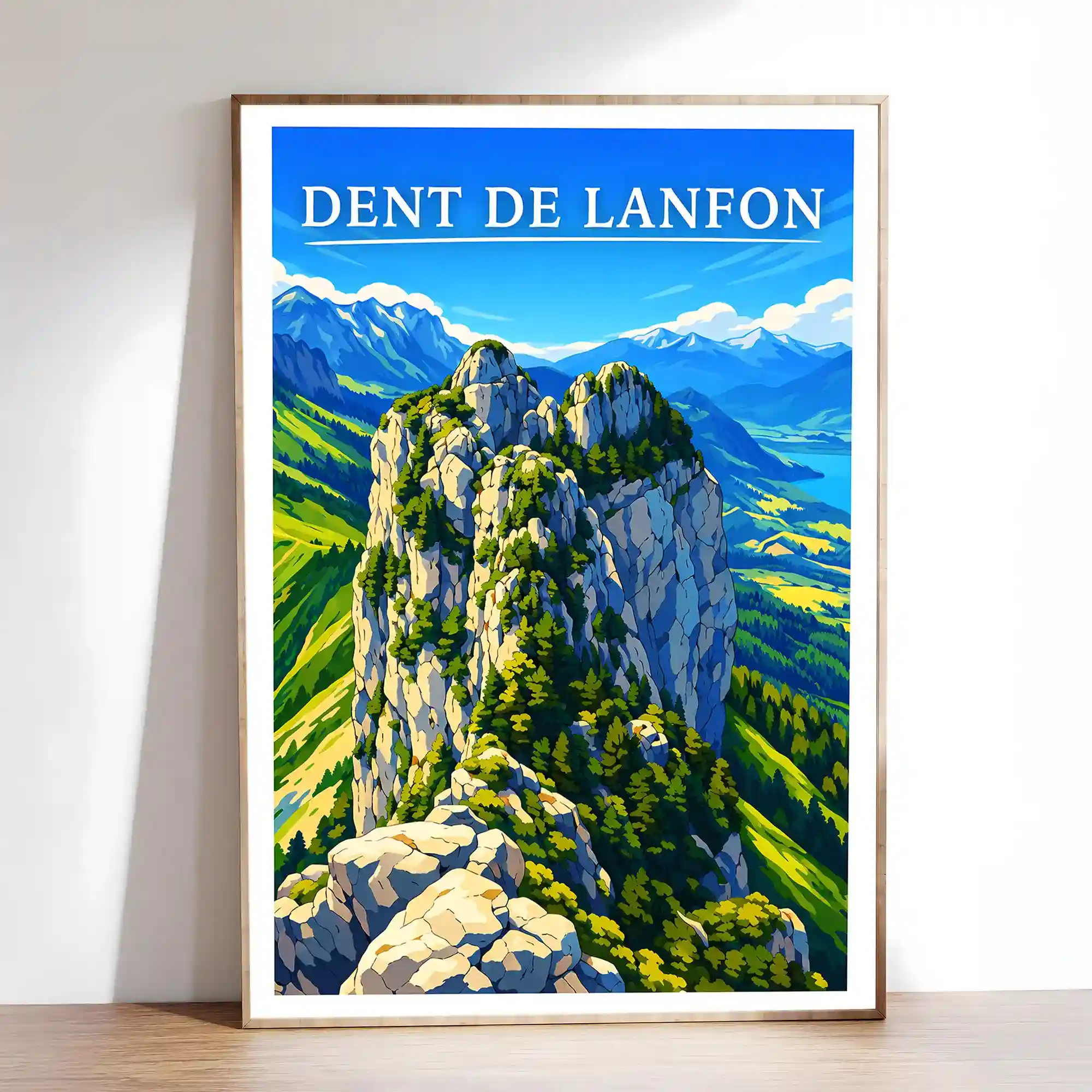 Affiche - Dent de Lanfon - Image 2