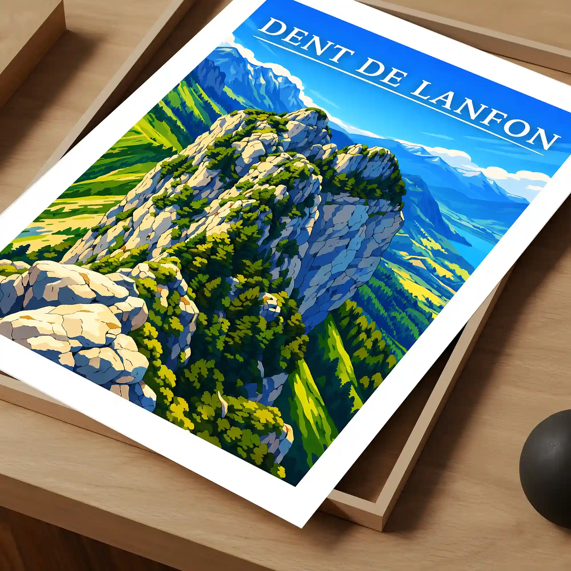 Affiche - Dent de Lanfon - Image 4