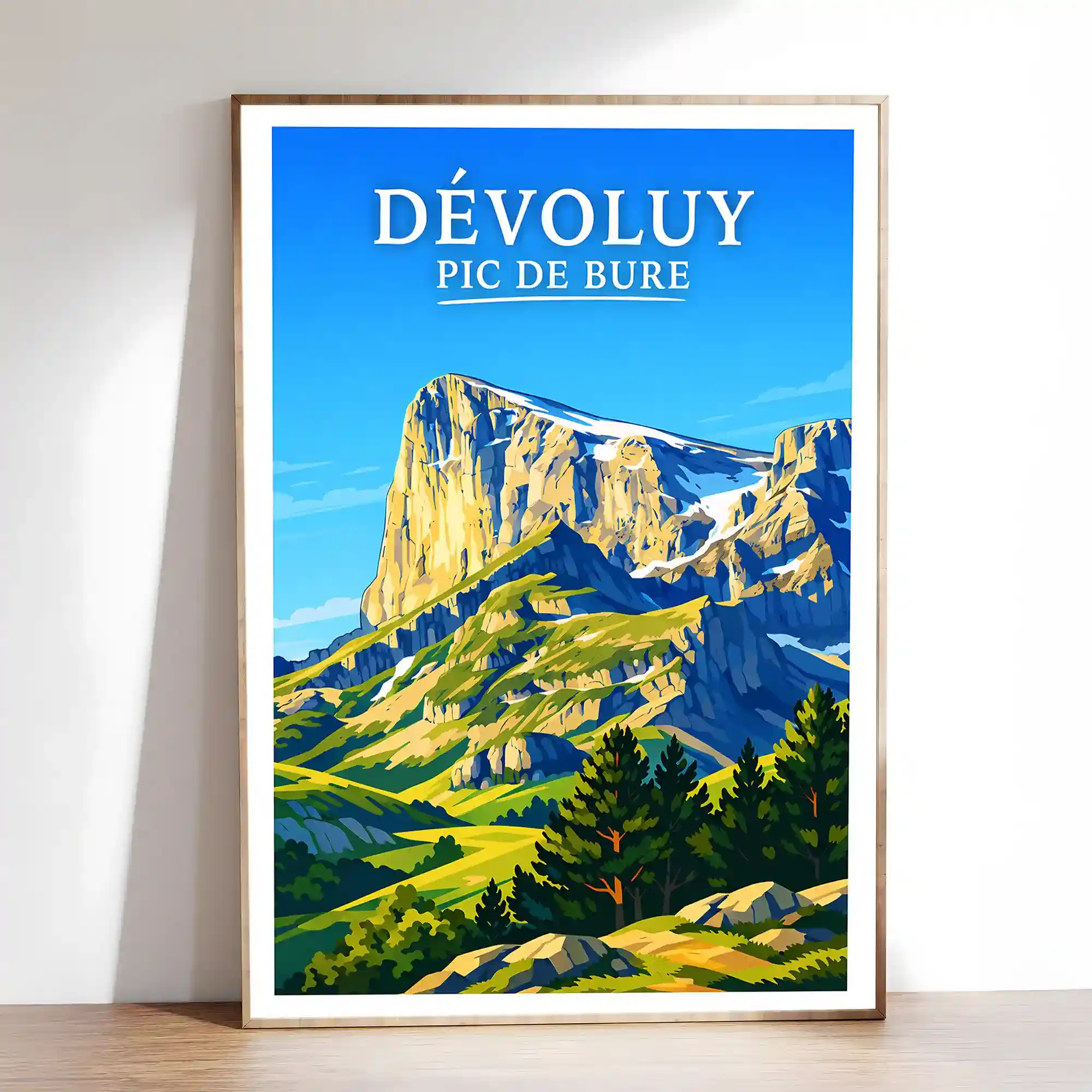 Affiche - Dévoluy - Pic de Bure - Image 2
