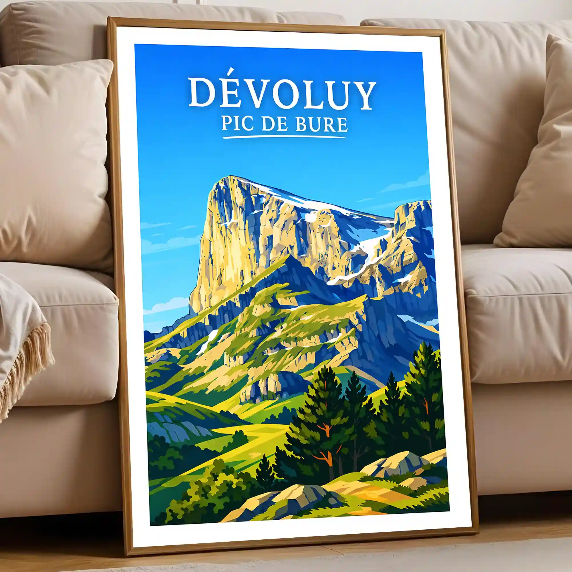 Affiche - Dévoluy - Pic de Bure - Image 5