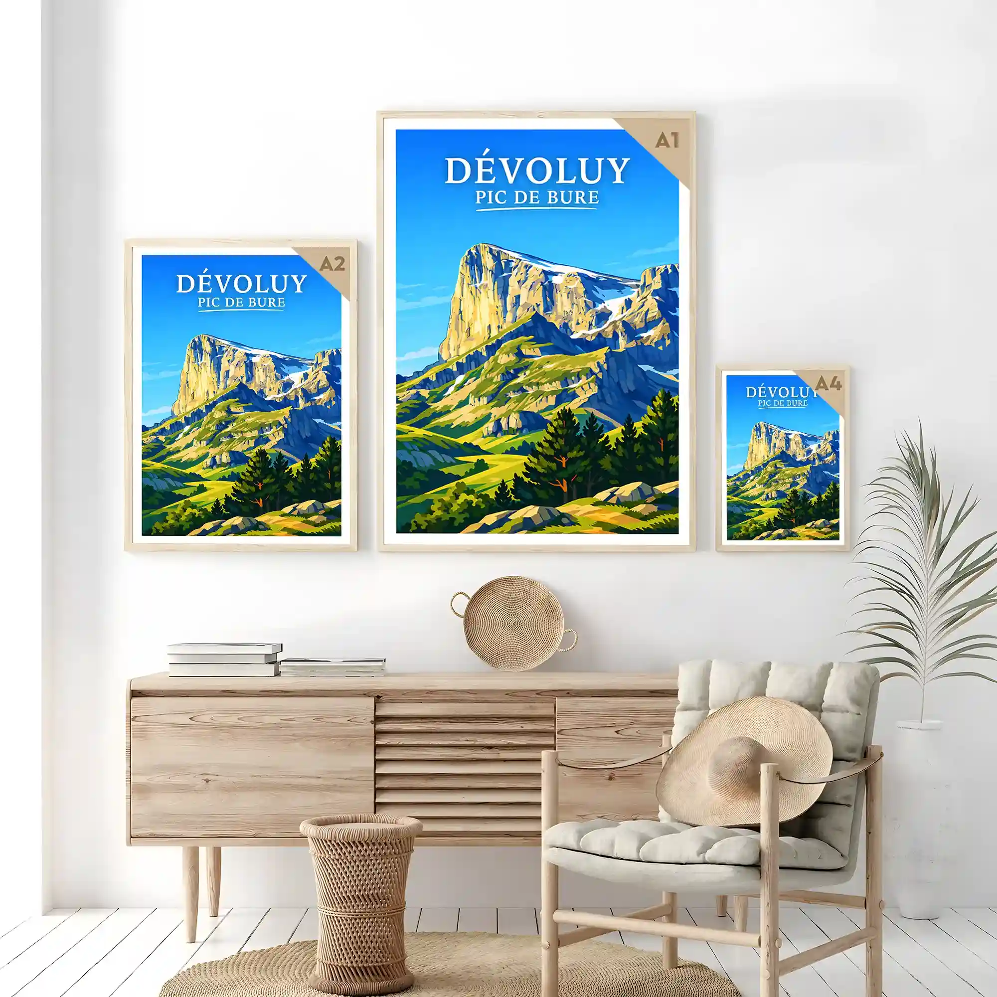 Affiche - Dévoluy - Pic de Bure - Image 7
