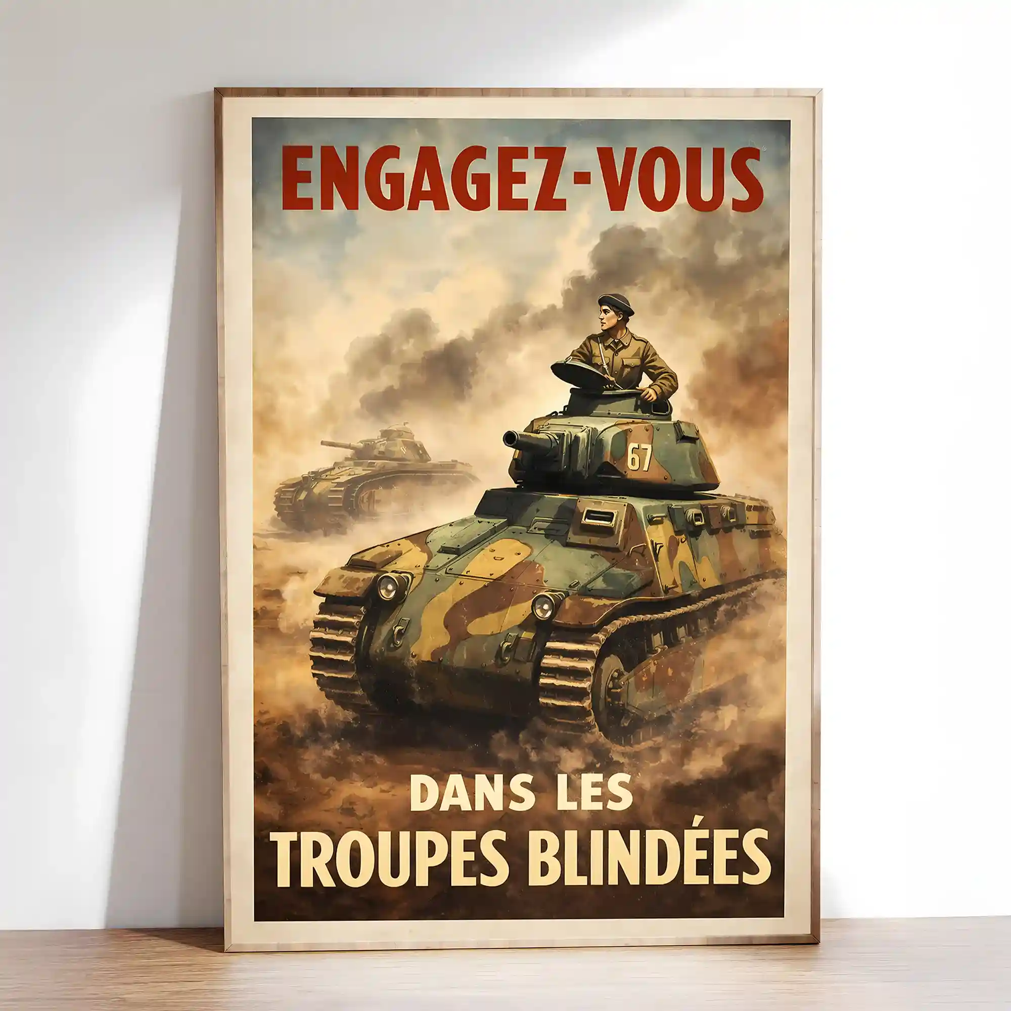 Affiche - Engagez-vous dans les Troupes Blindées - Image 2