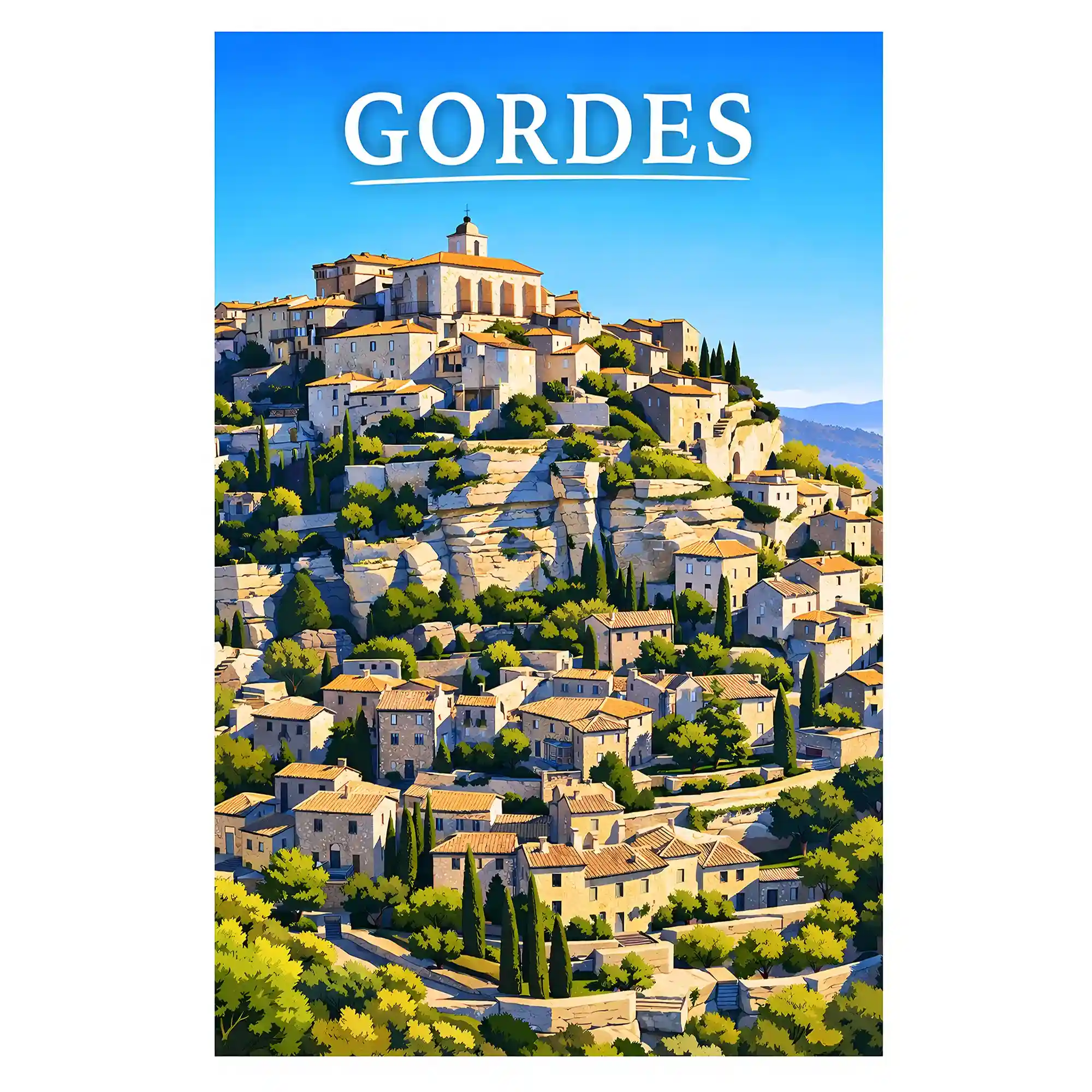 Affiche - Gordes