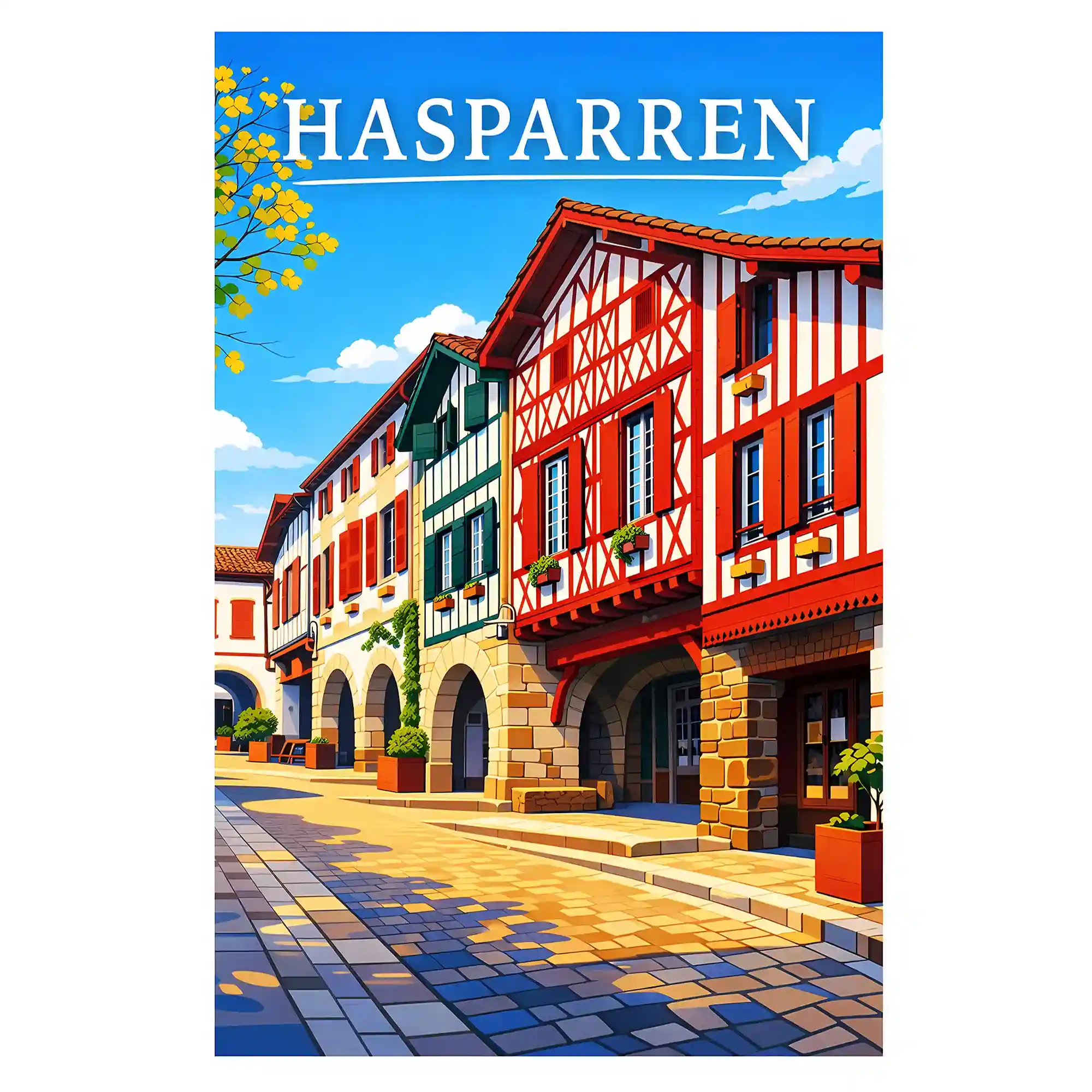 Affiche - Hasparren