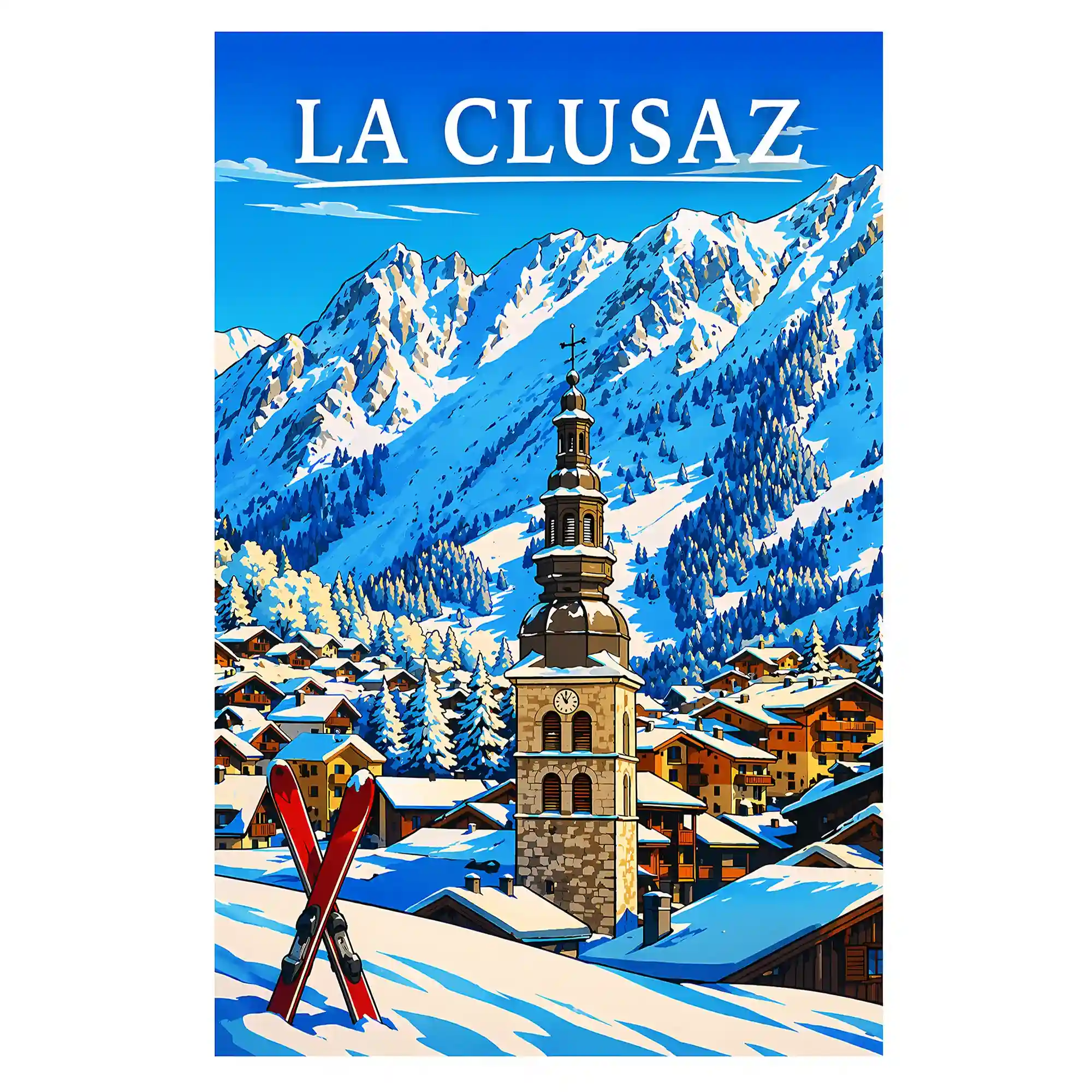 Affiche - La Clusaz