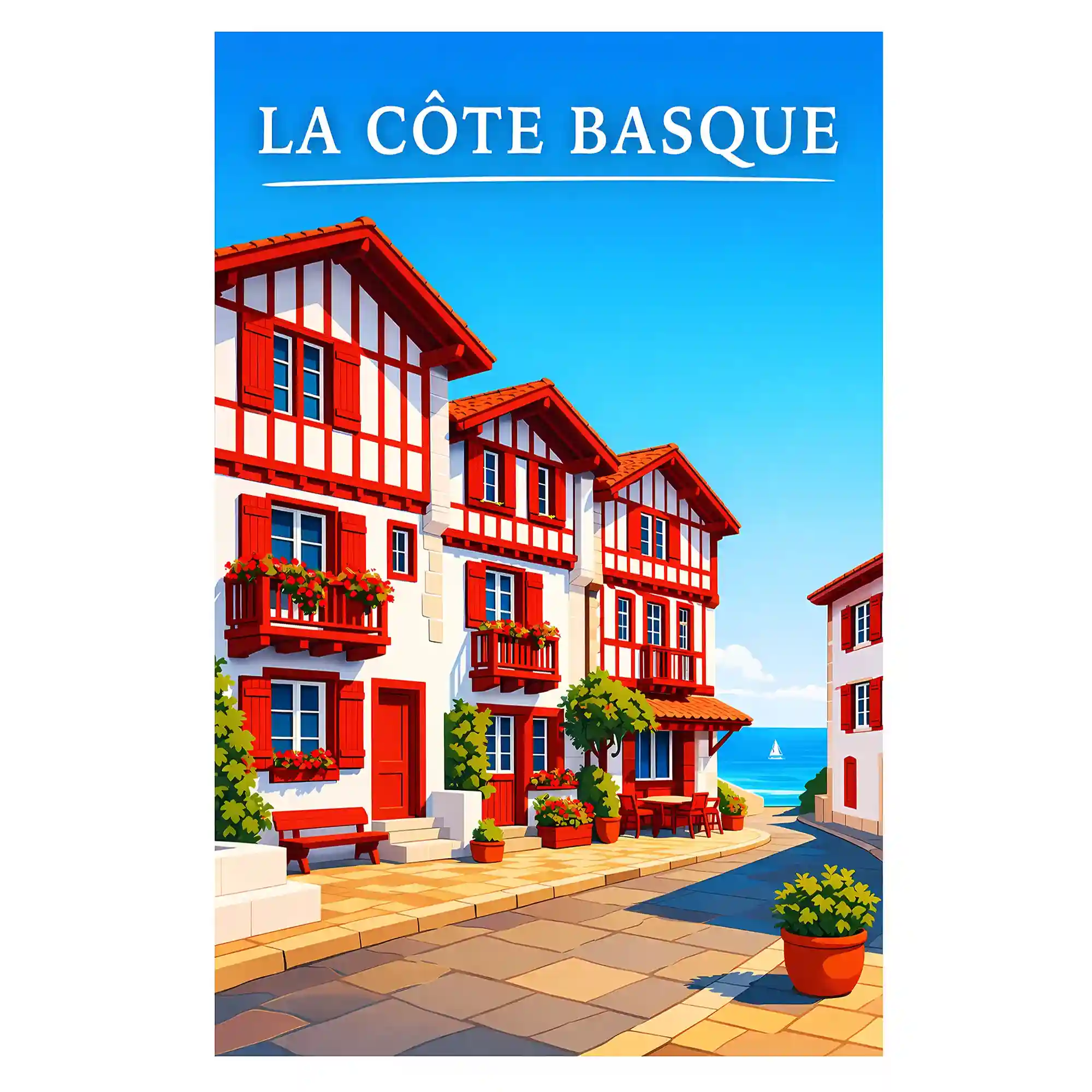 Affiche - La Côte Basque - Image 2