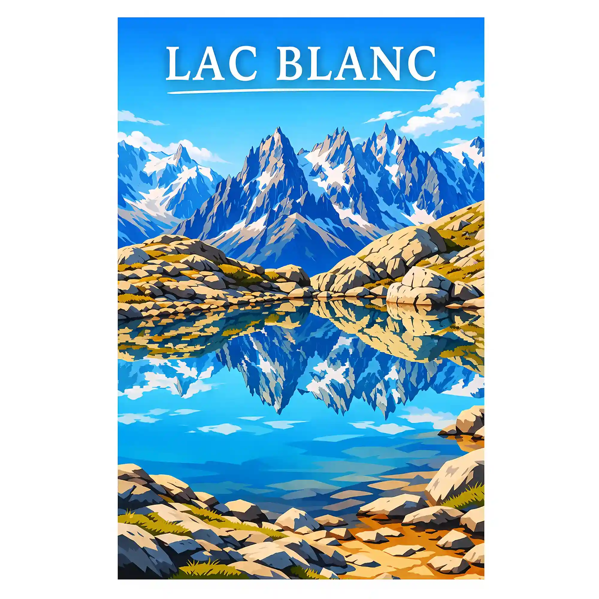 Affiche - Lac Blanc