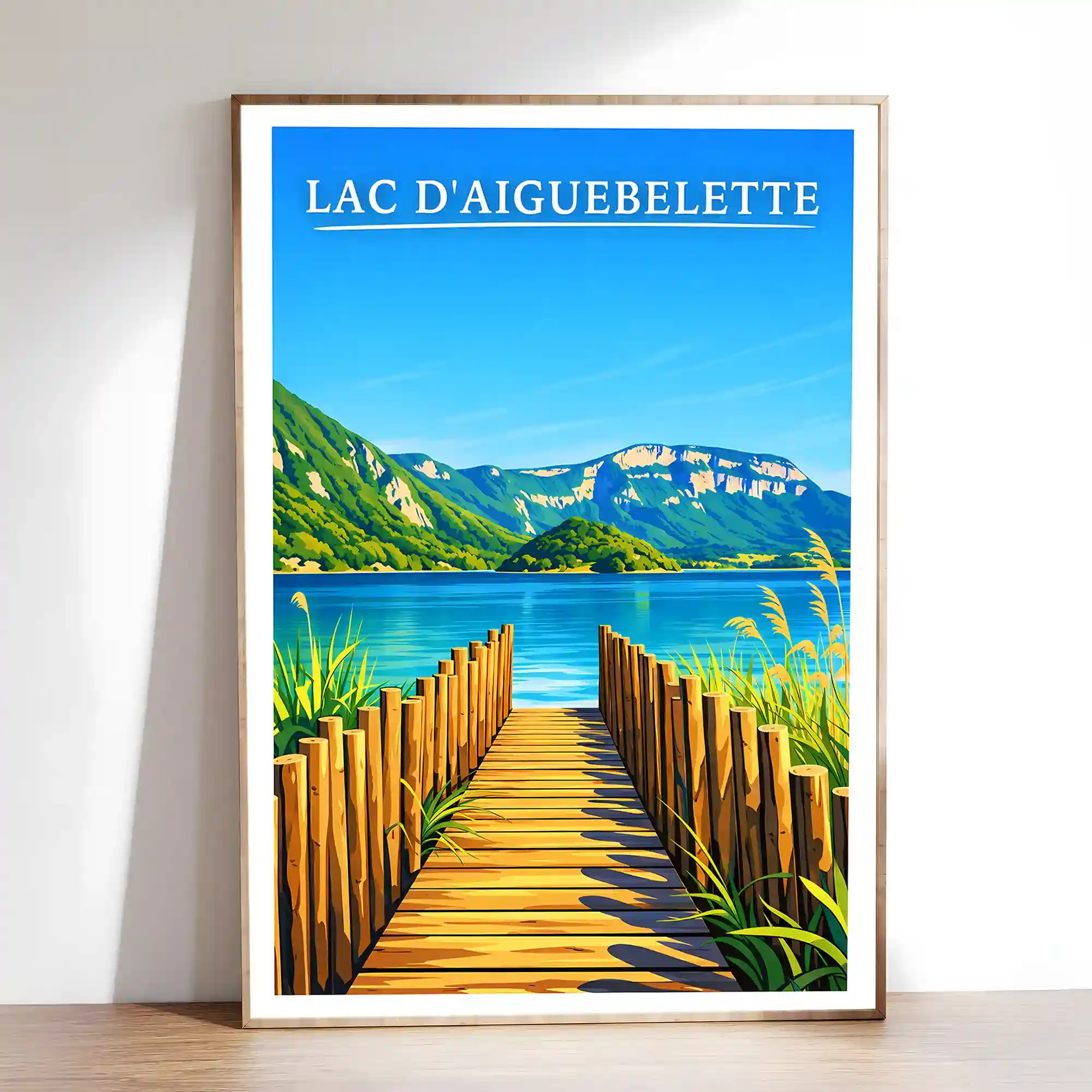 Affiche - Lac d'Aiguebelette - Image 2
