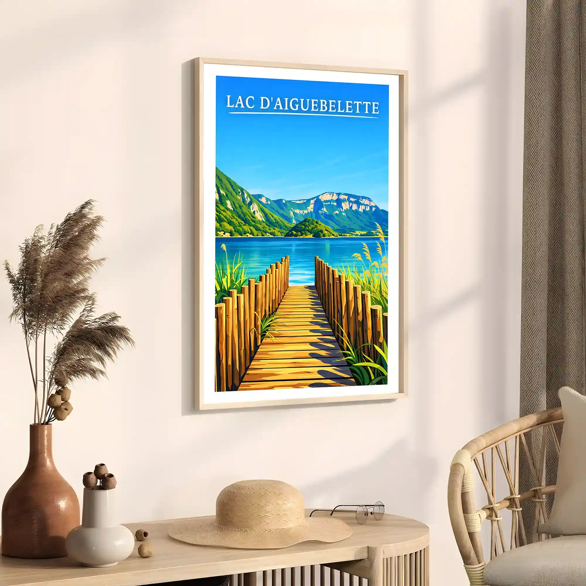 Affiche - Lac d'Aiguebelette - Image 3