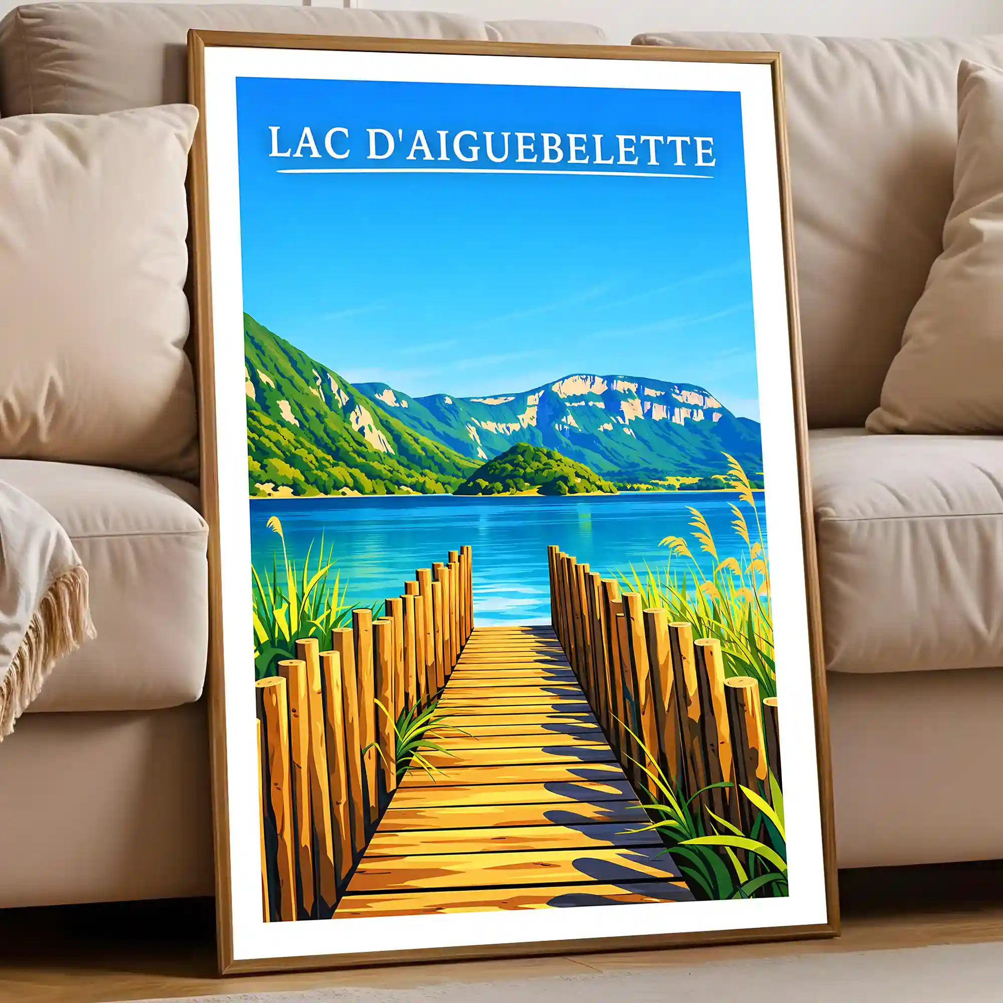 Affiche - Lac d'Aiguebelette - Image 5