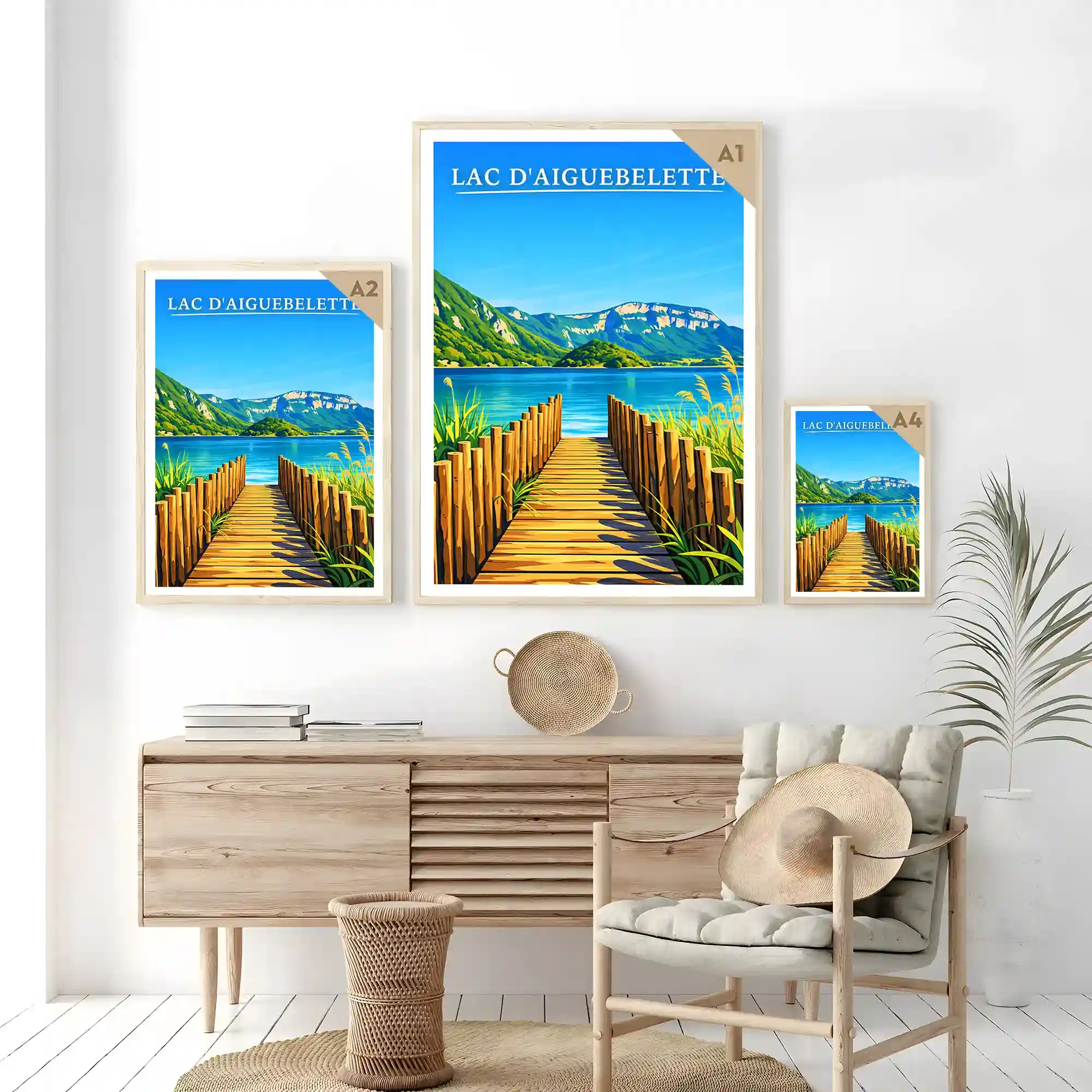 Affiche - Lac d'Aiguebelette - Image 7