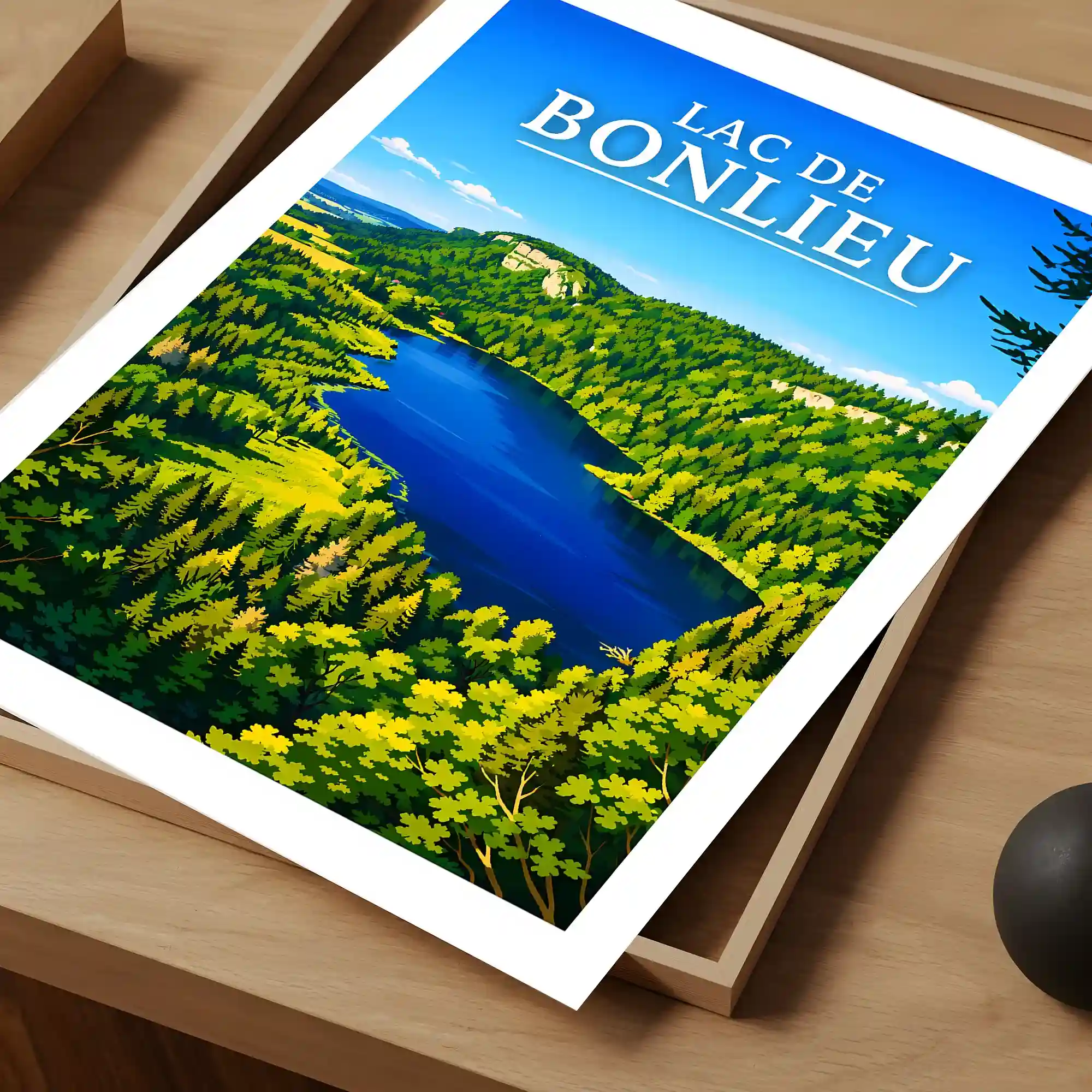Affiche - Lac de Bonlieu - Image 4