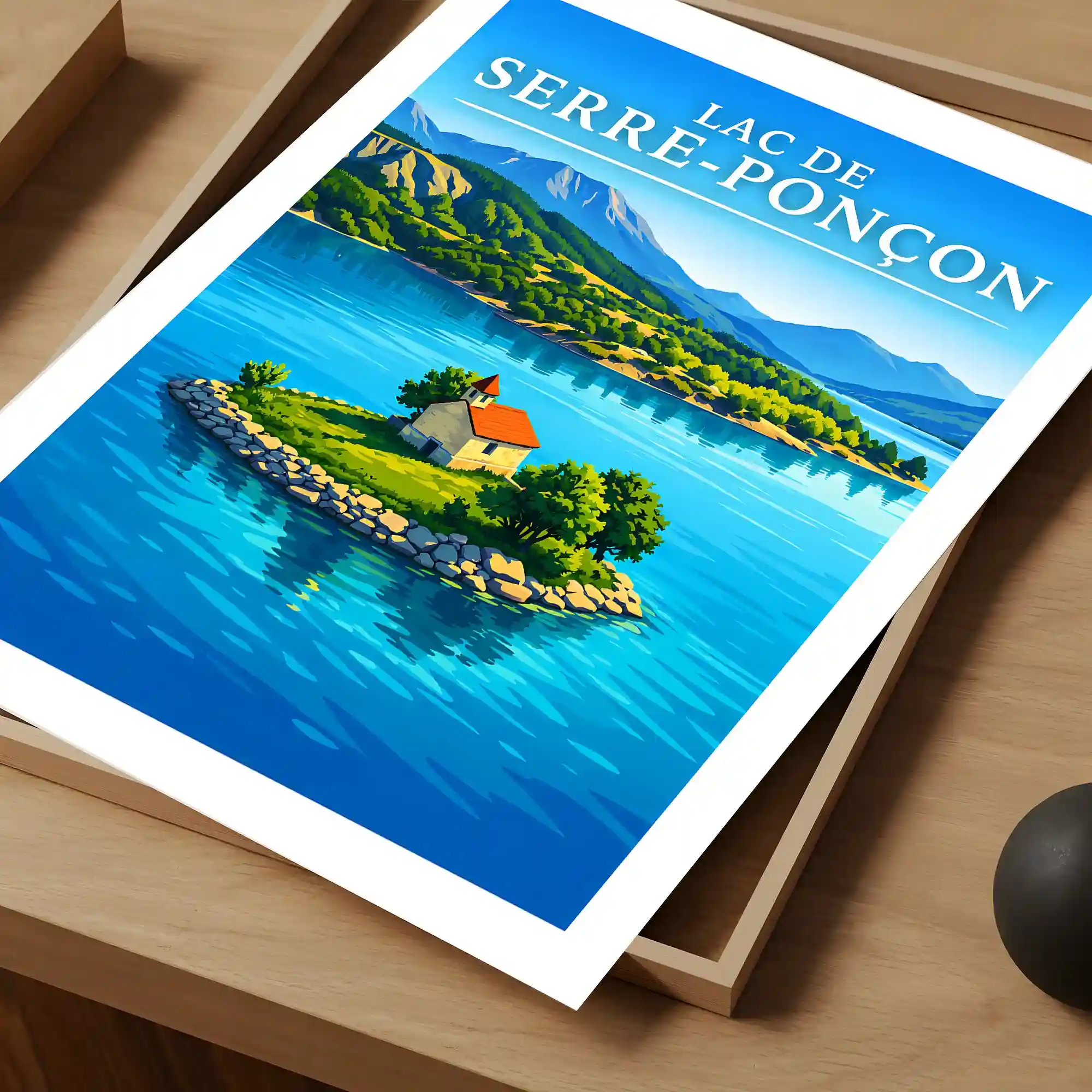 Affiche - Lac de Serre-Ponçon - Image 4