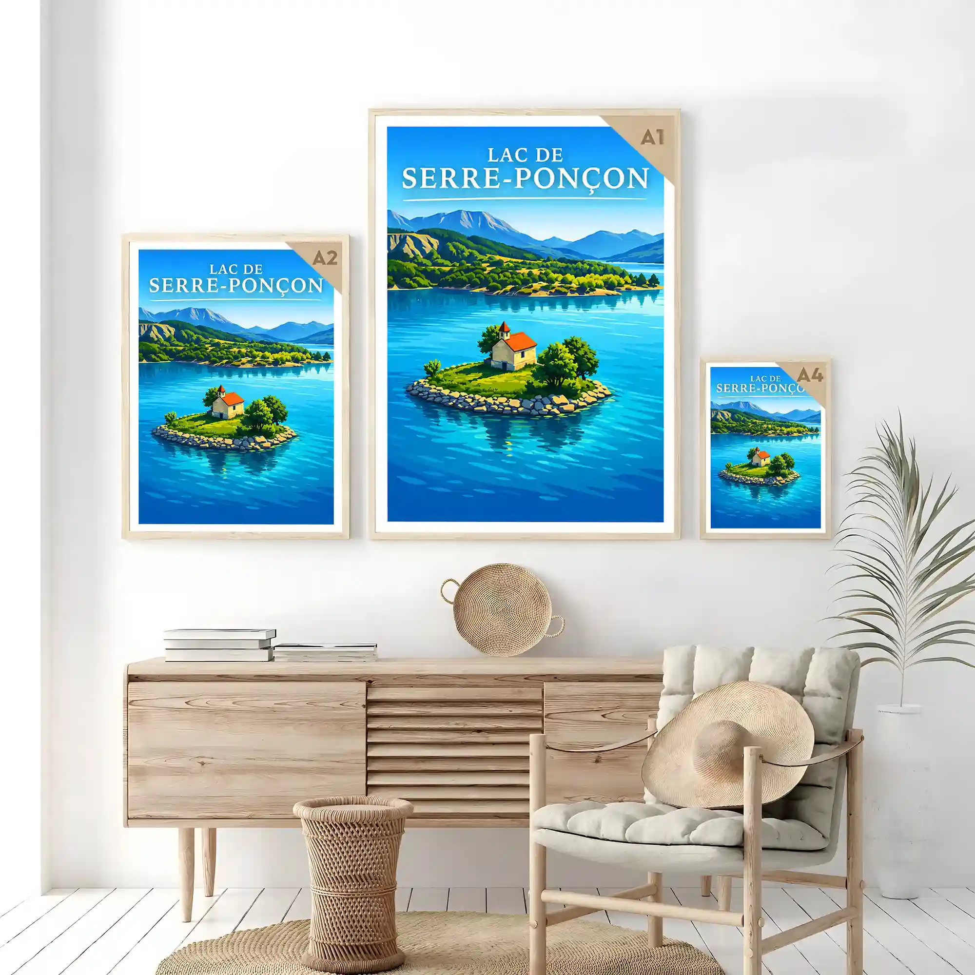 Affiche - Lac de Serre-Ponçon - Image 7