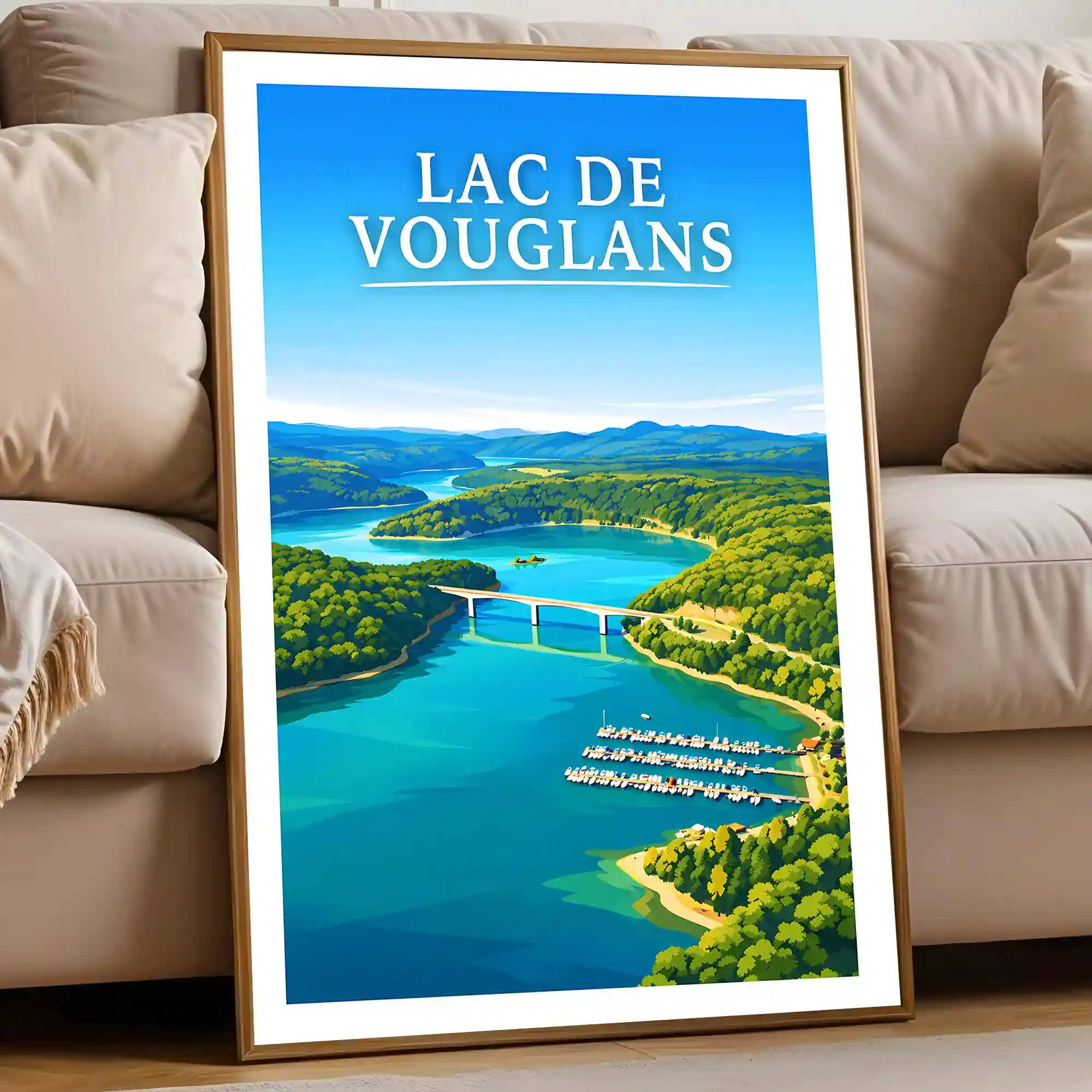 Affiche - Lac de Vouglans - Image 5