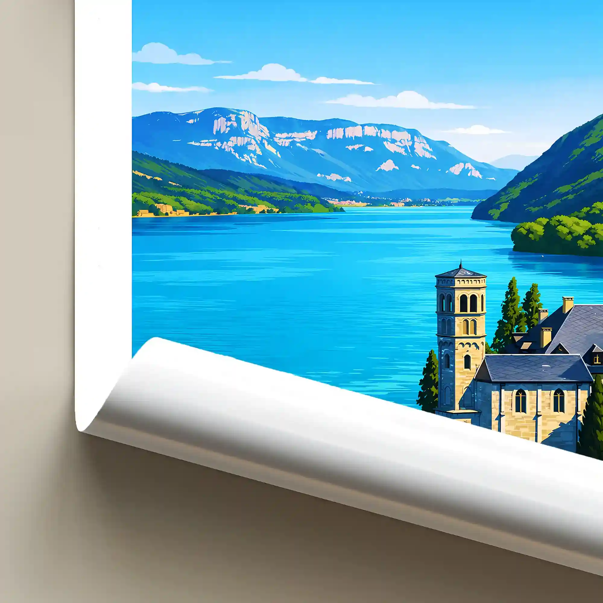 Affiche - Lac du Bourget - Image 6