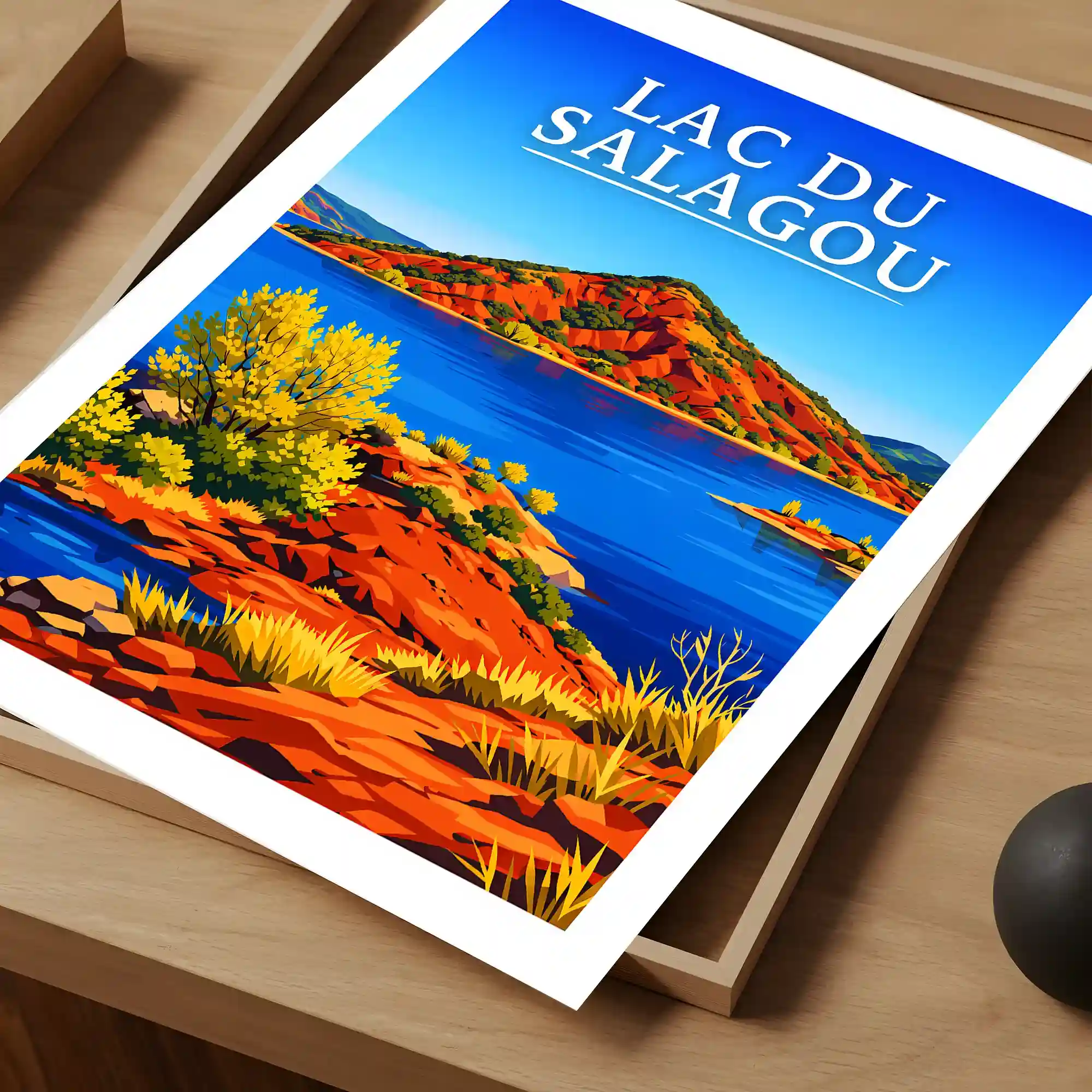 Affiche - Lac du Salagou - Image 4