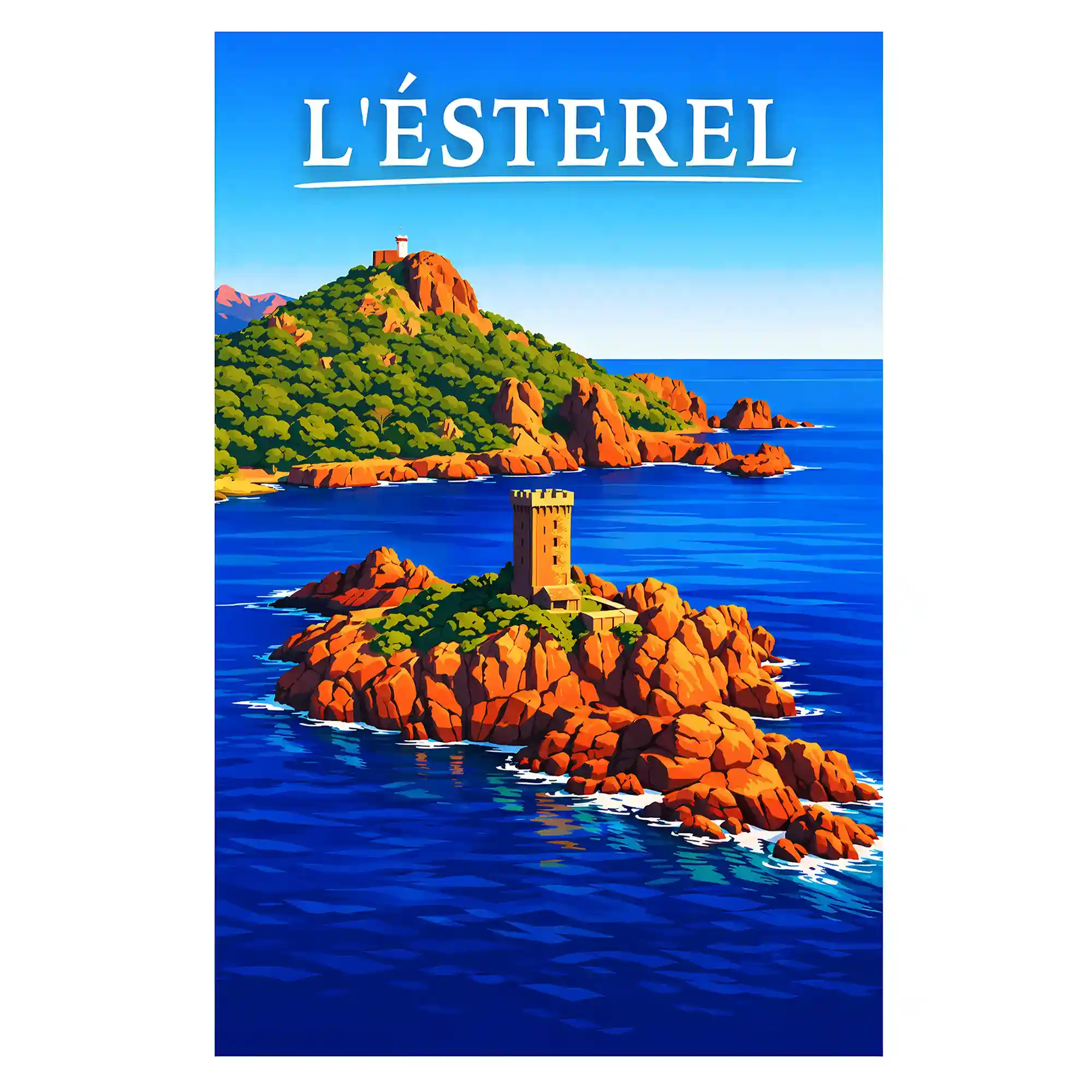 Affiche - l'Ésterel
