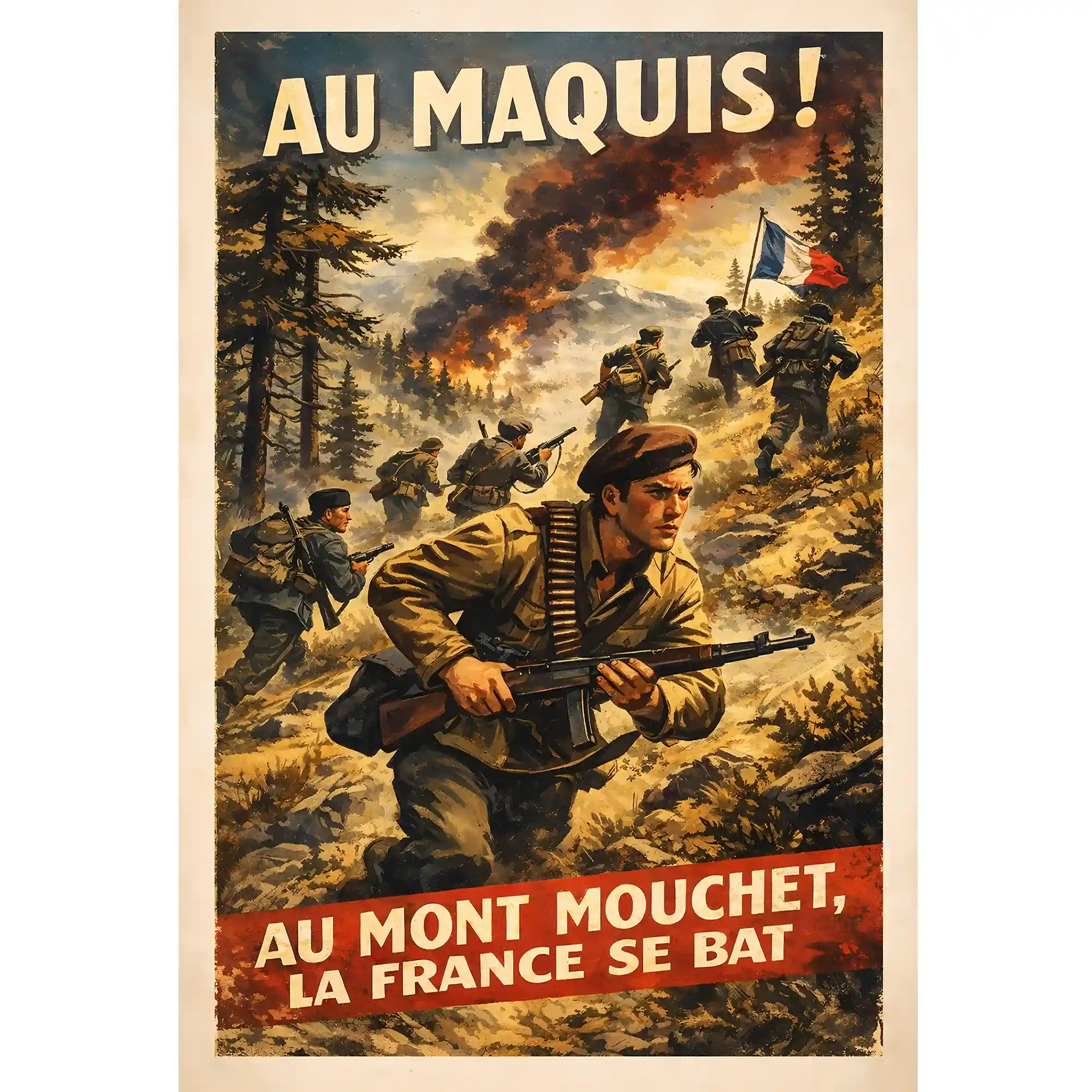 Affiche - Maquis du Mont Mouchet