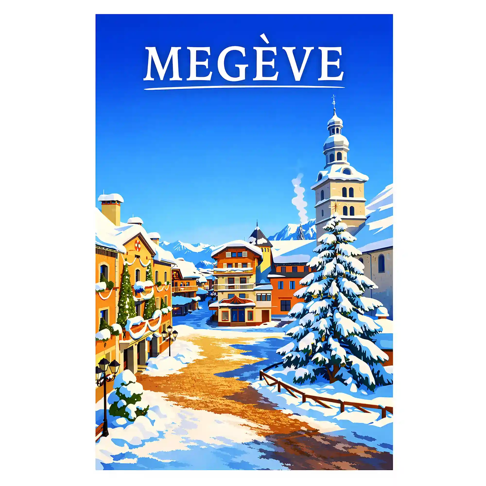 Affiche - Megève