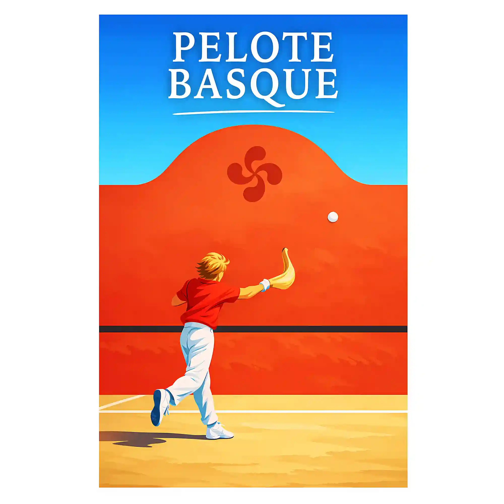 Affiche - Pelote Basque