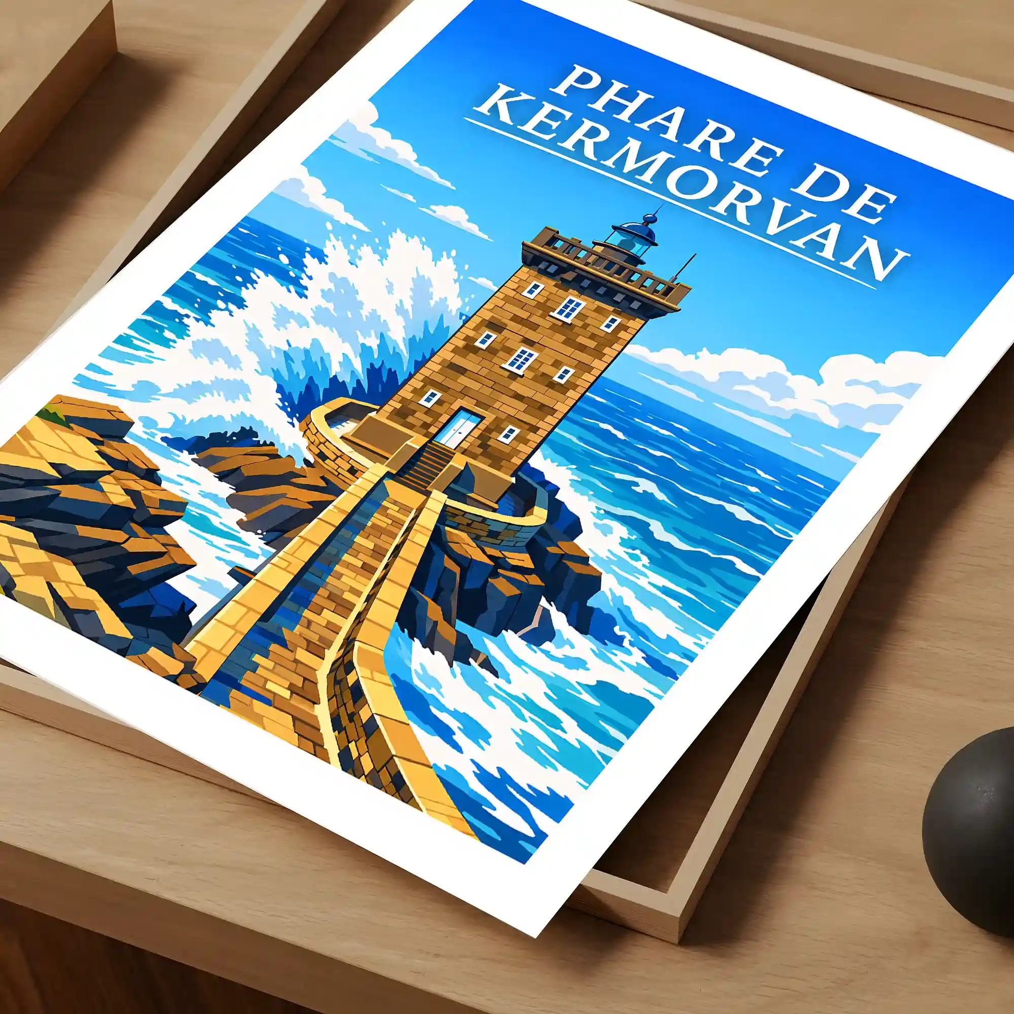 Affiche - Phare de Kermorvan - Image 4