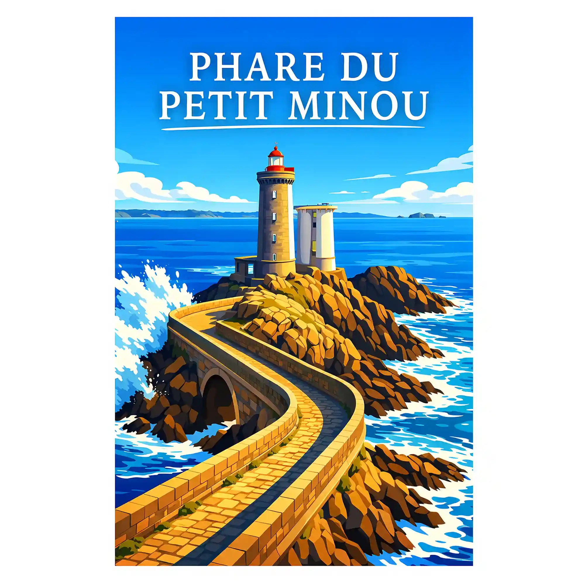 Affiche - Phare du Petit Minou