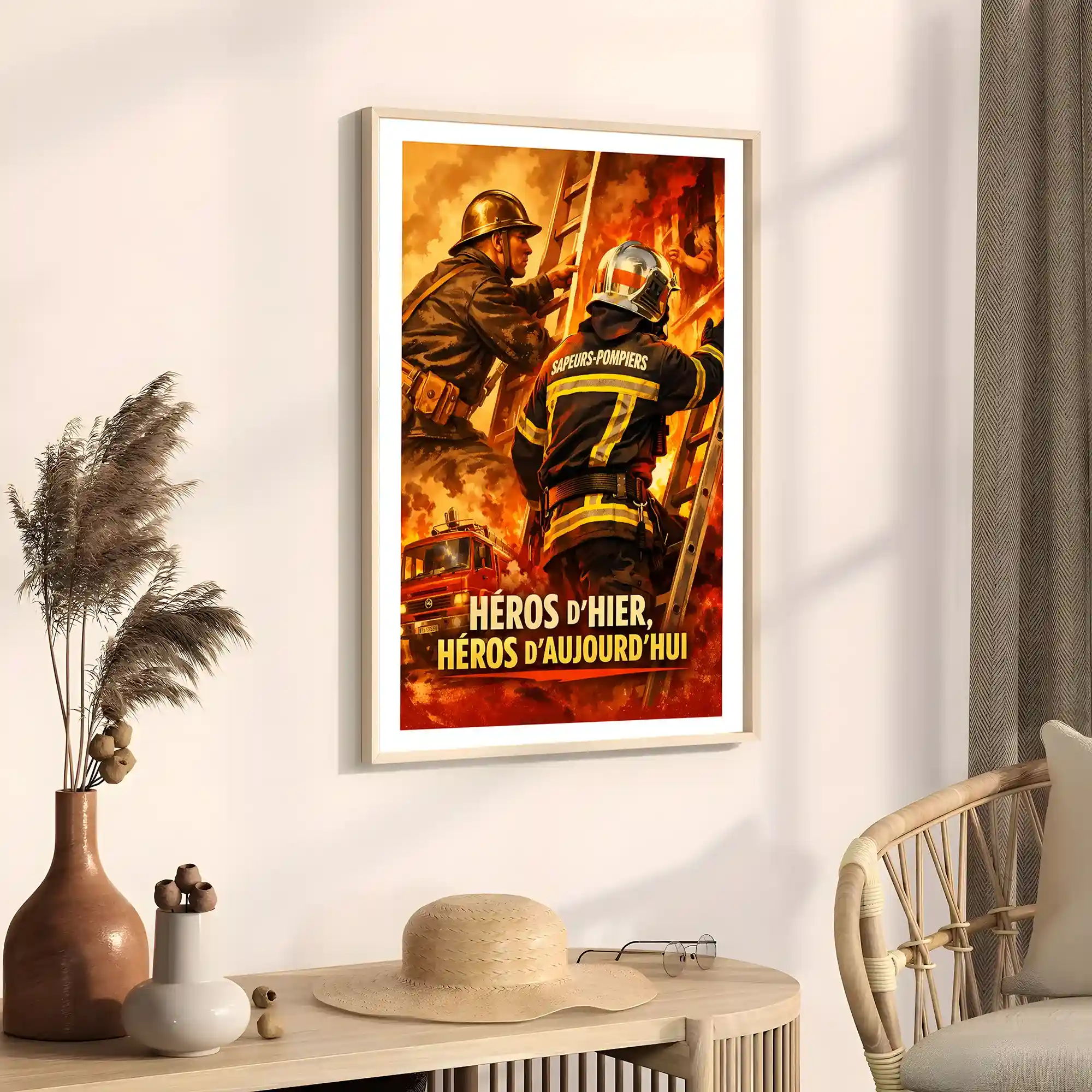 Affiche - Pompiers Vintage - Image 3
