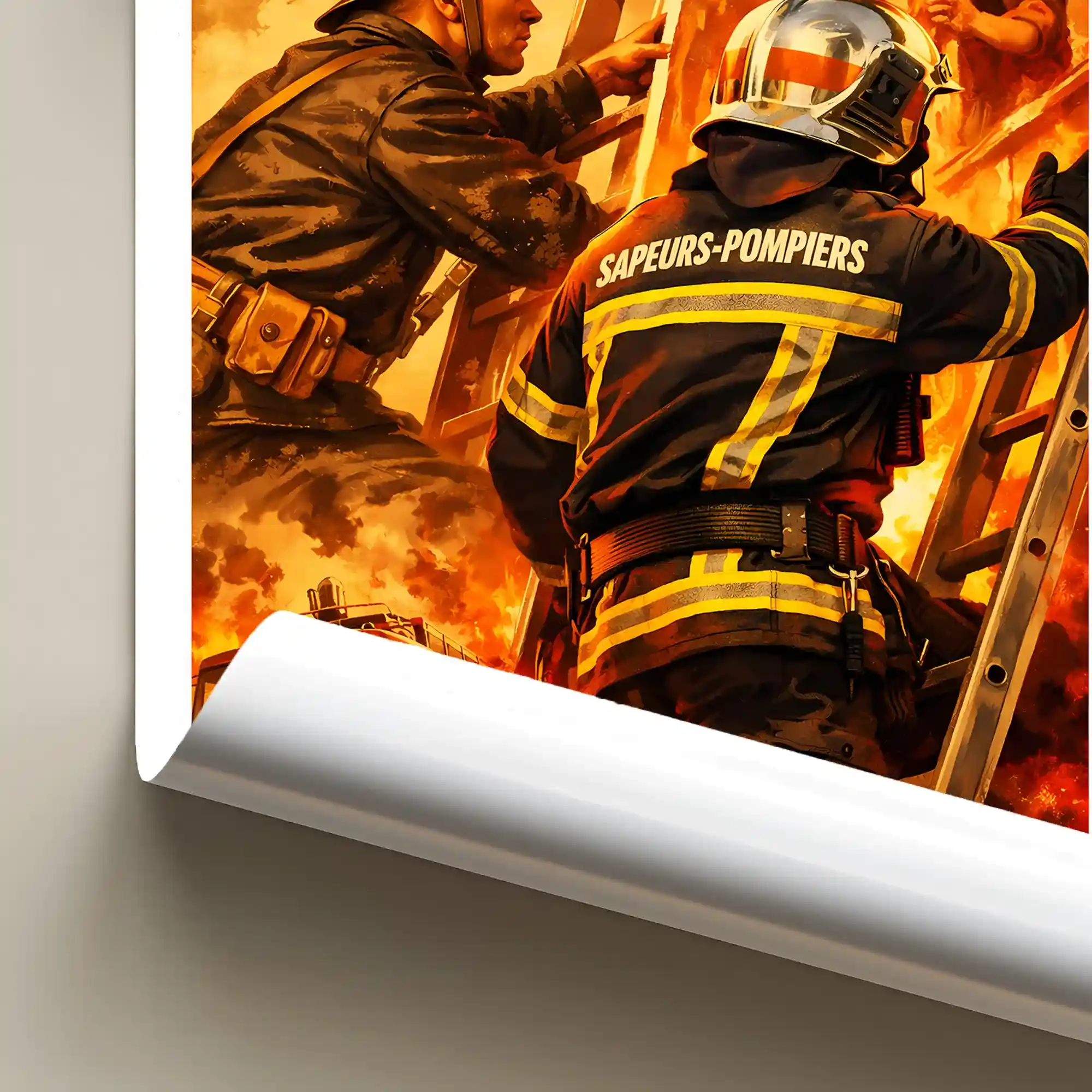 Affiche - Pompiers Vintage - Image 6