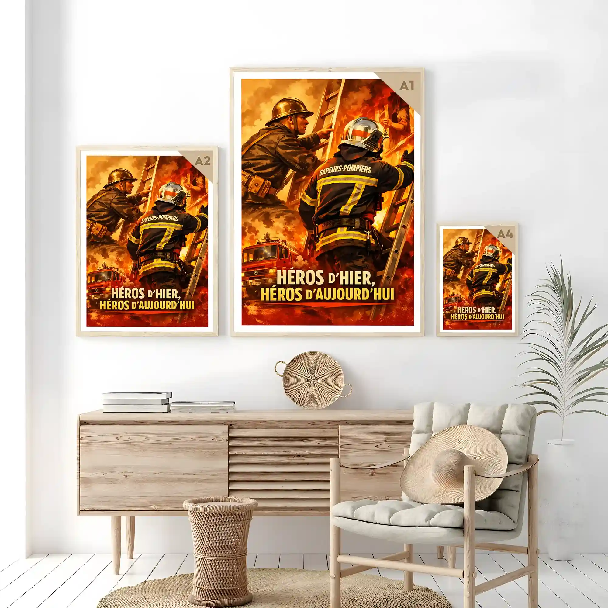 Affiche - Pompiers Vintage - Image 7