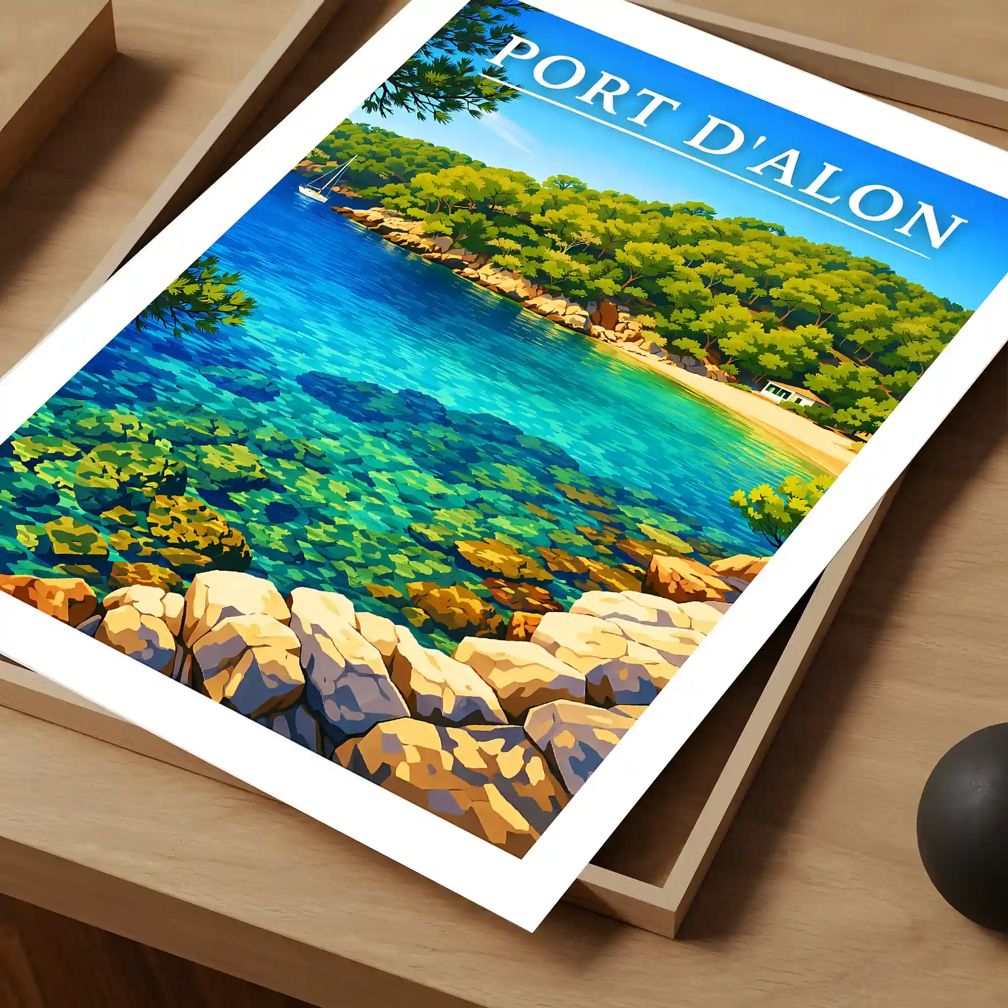 Affiche - Port d'Alon - Image 4
