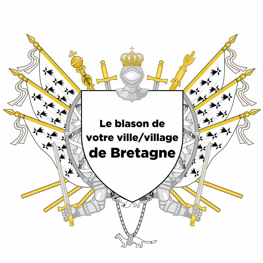 Blason personnalisé de votre ville ou village sur nos drapeaux - Image 7