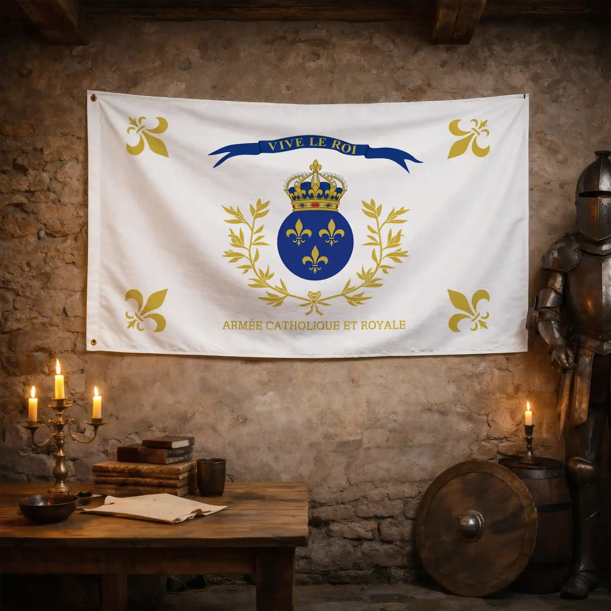 Drapeau - Armée Catholique et Royale - Image 3