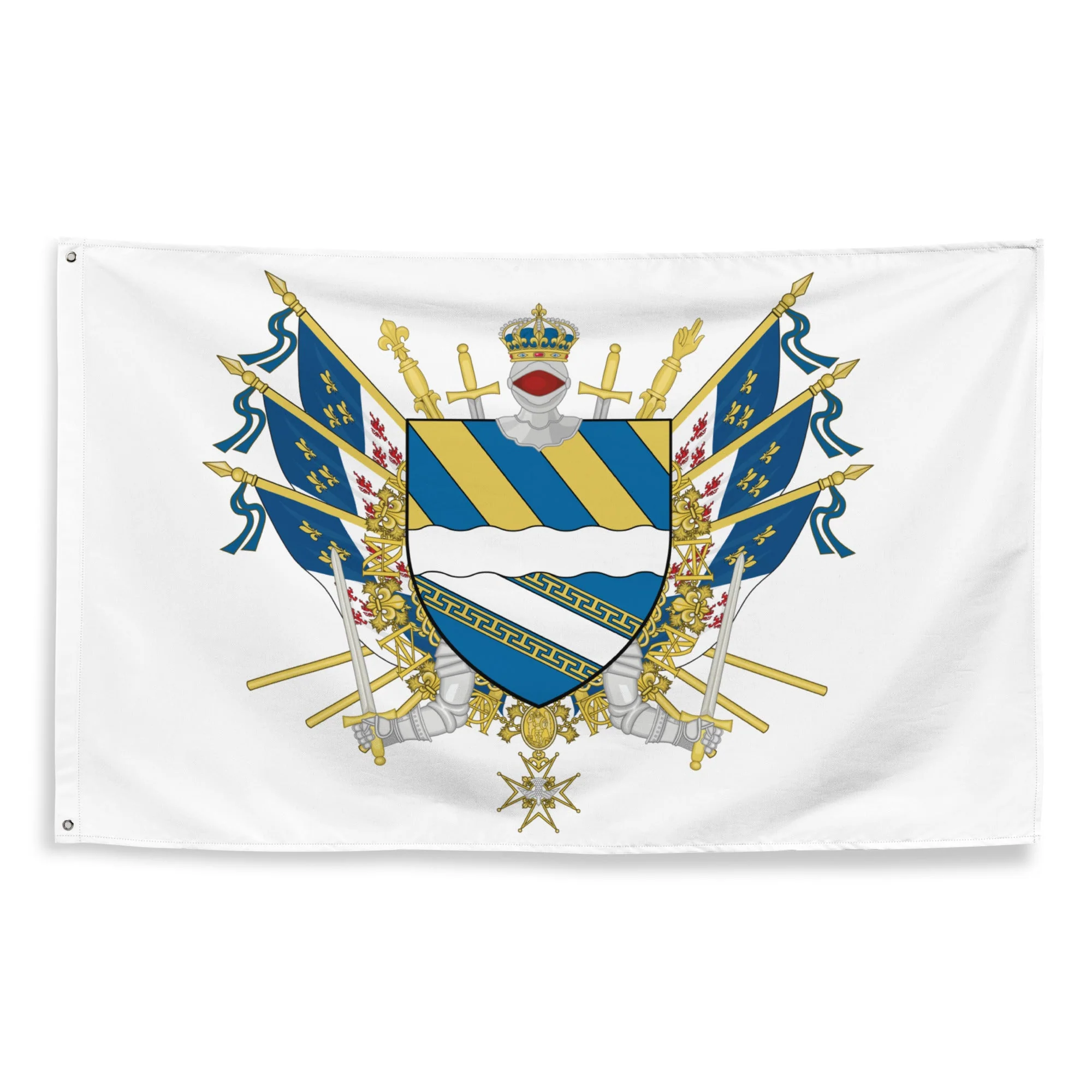 Drapeau - Blason de l'Aisne (02)