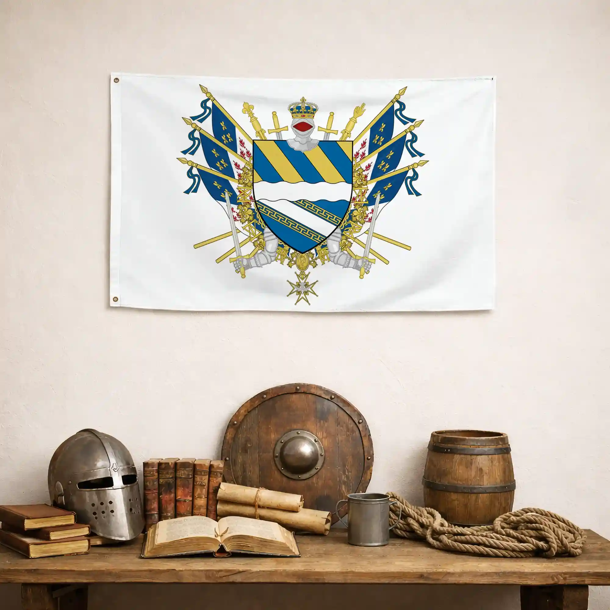 Drapeau - Blason de l'Aisne (02) - Image 5