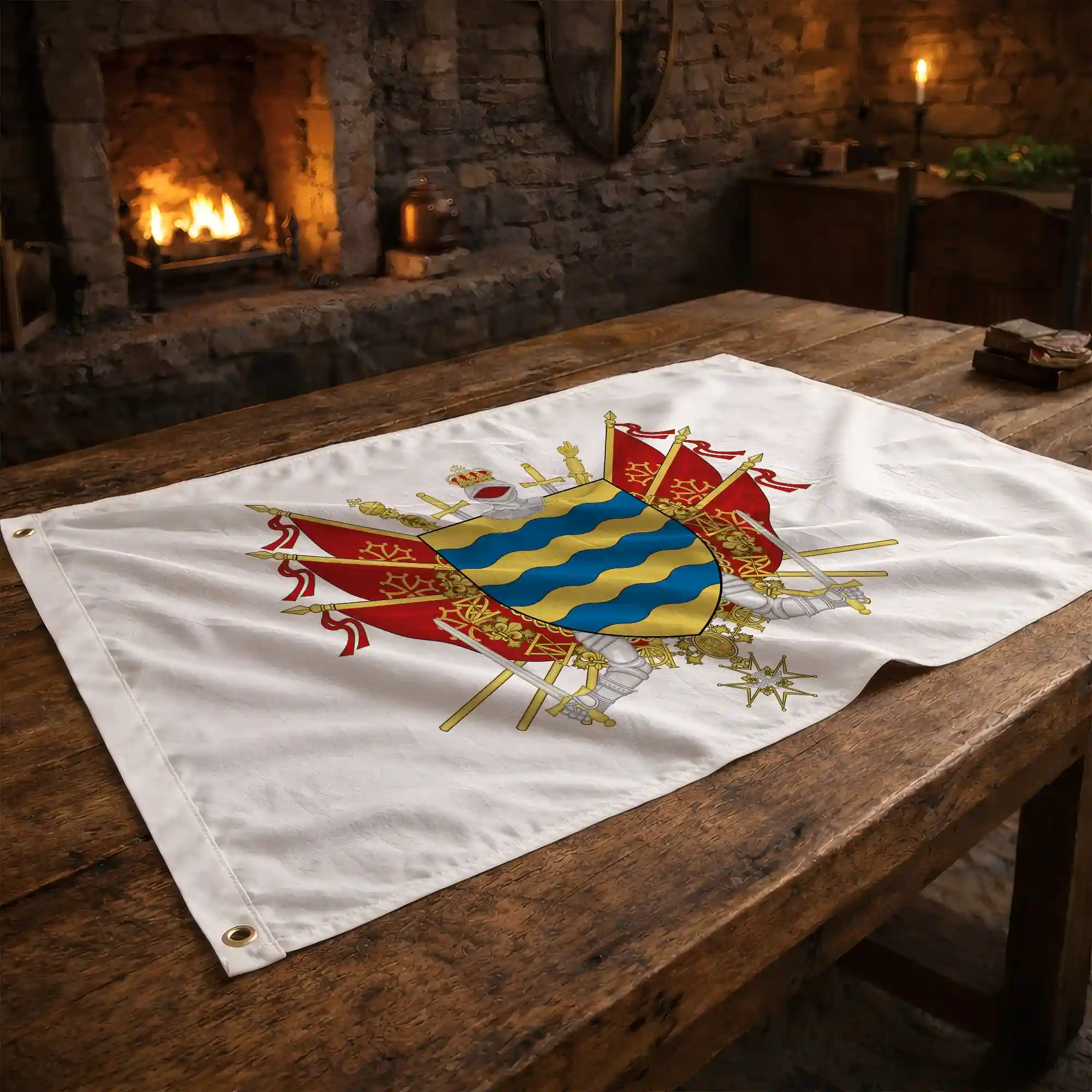 Drapeau - Blason d'Agde - Image 2