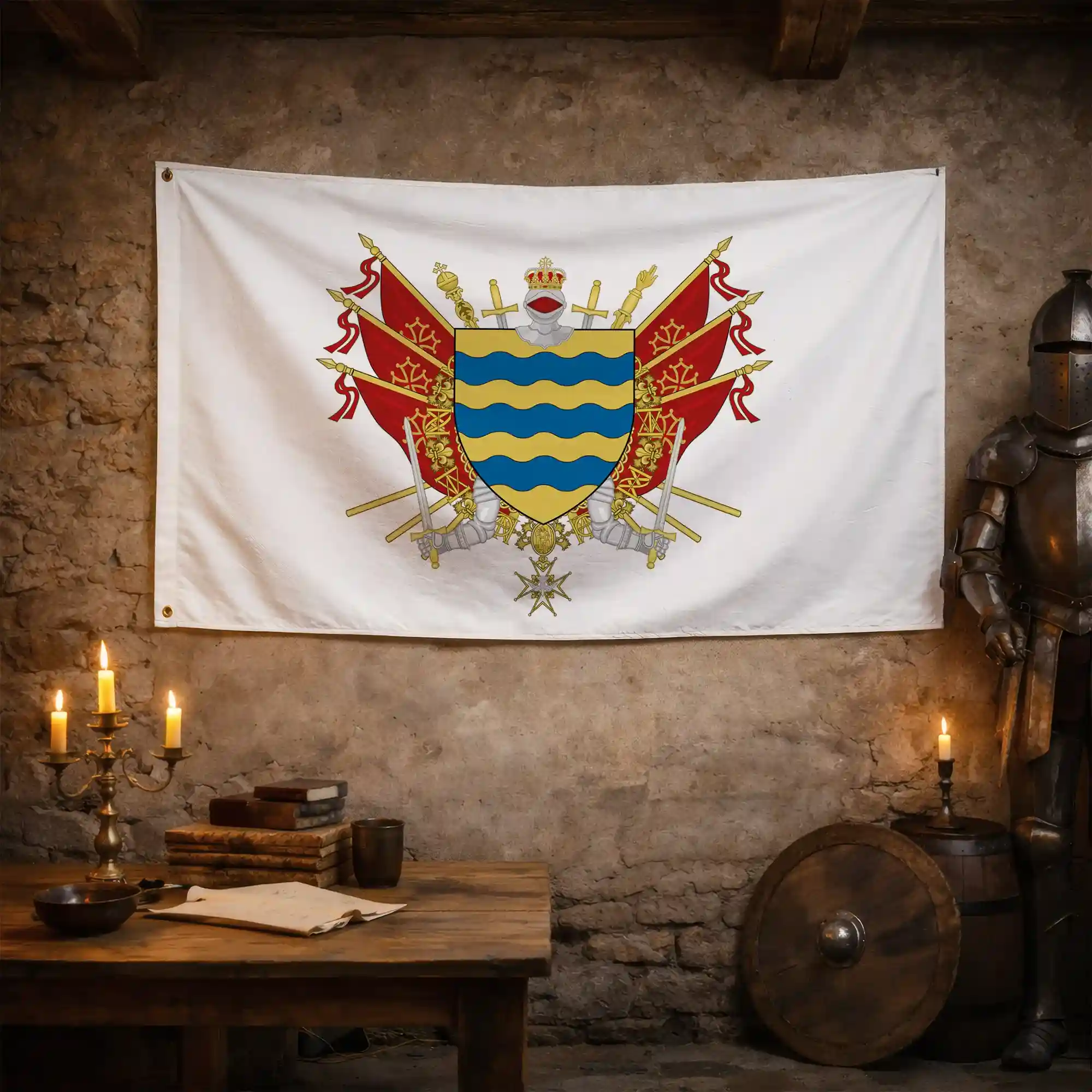 Drapeau - Blason d'Agde - Image 3