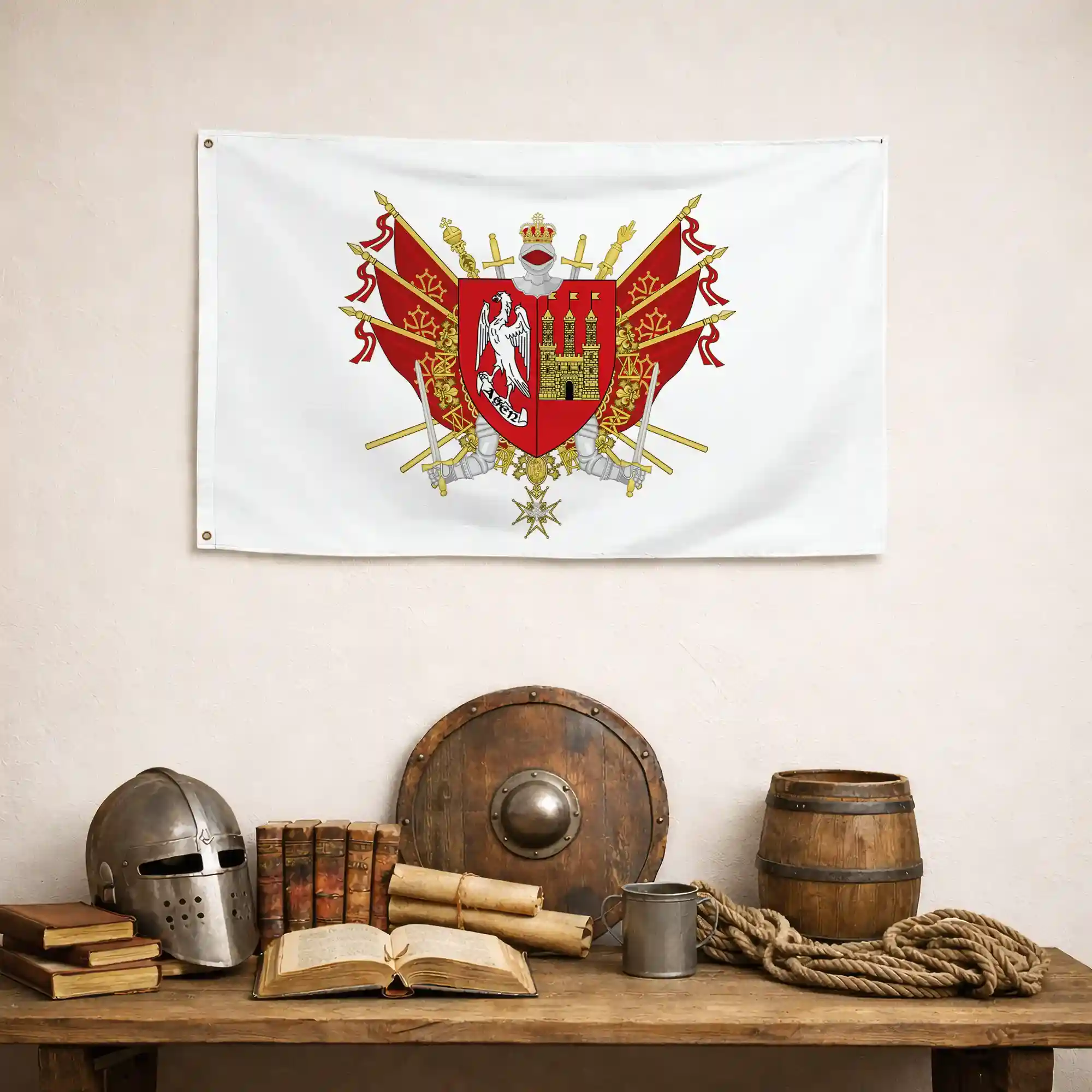 Drapeau - Blason d'Agen - Image 4
