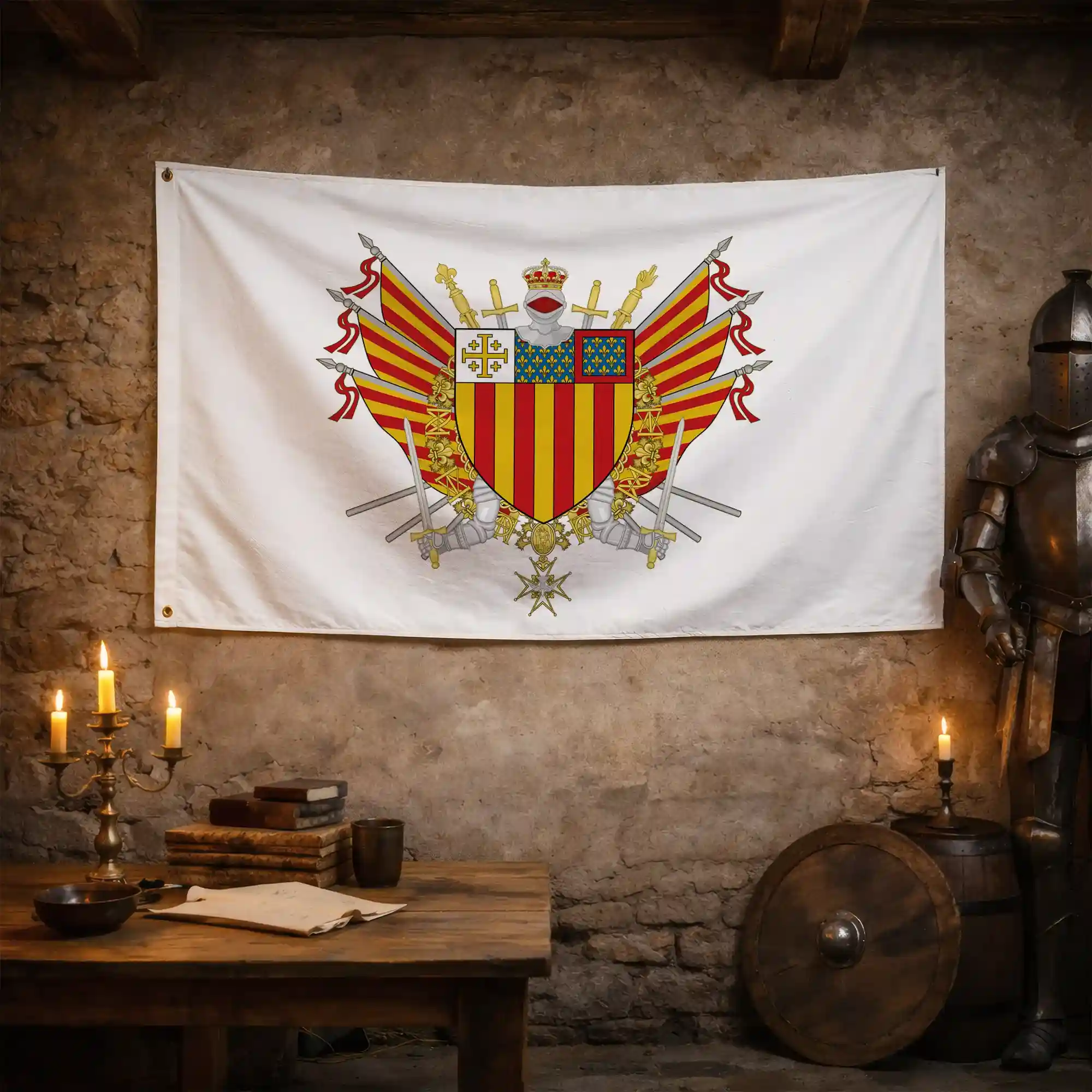 Drapeau - Blason d'Aix-en-Provence - Image 3