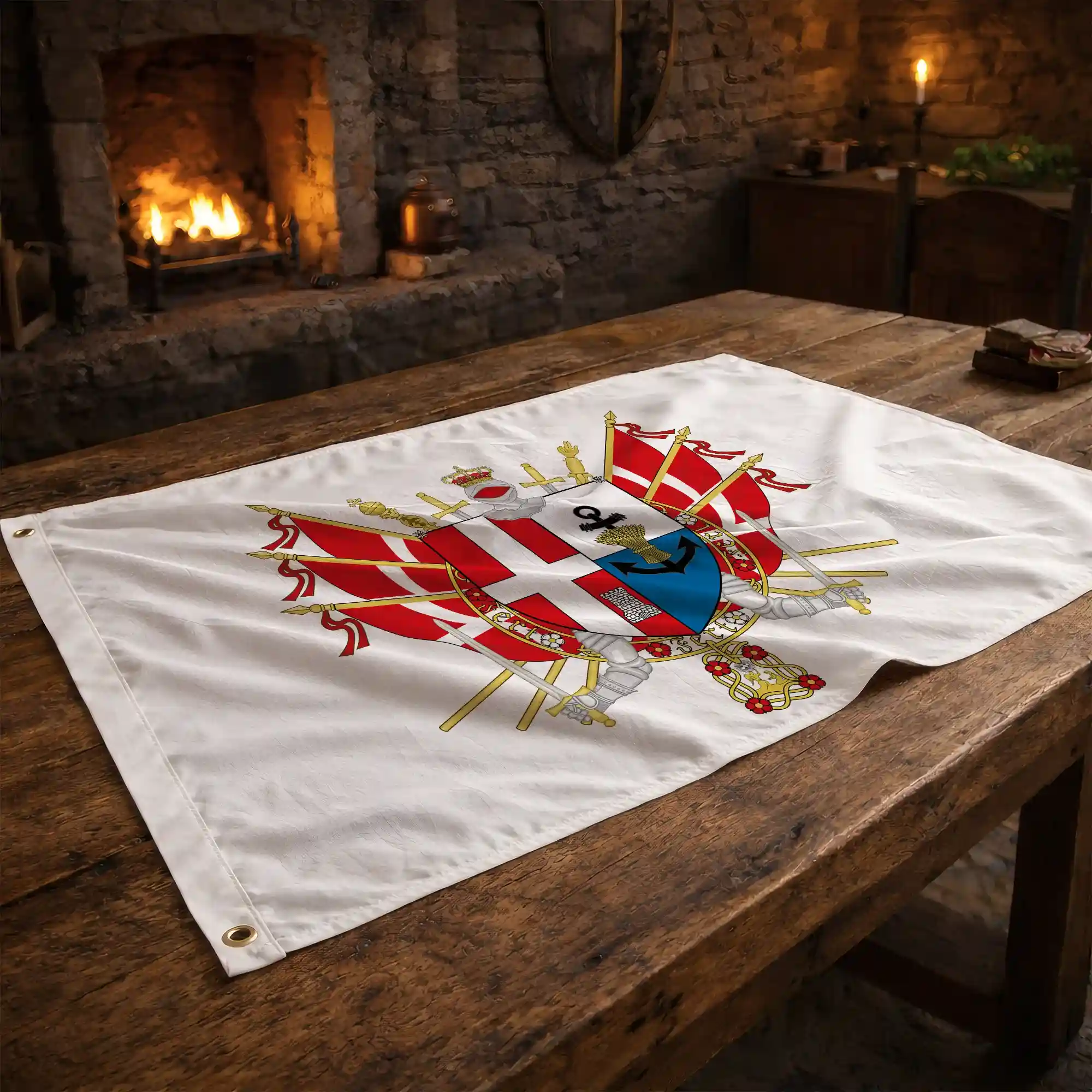 Drapeau - Blason d'Albertville - Image 2