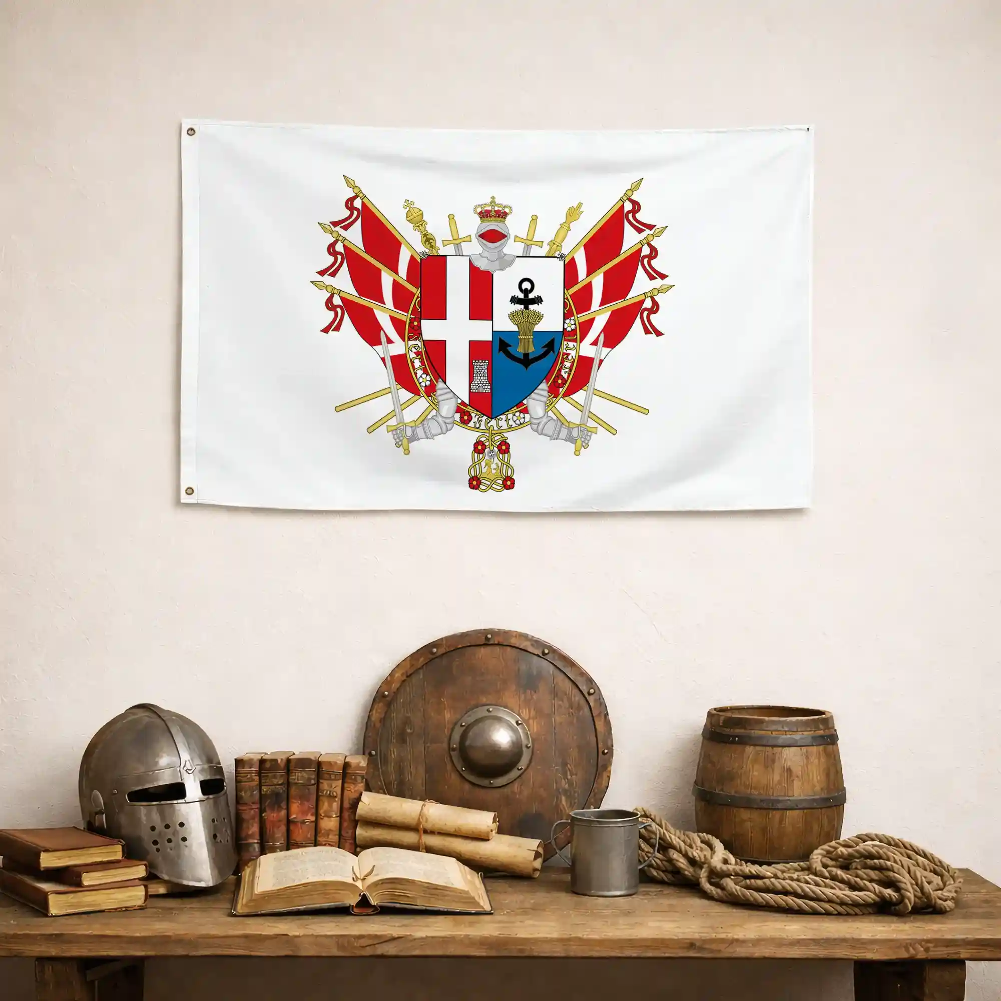 Drapeau - Blason d'Albertville - Image 4