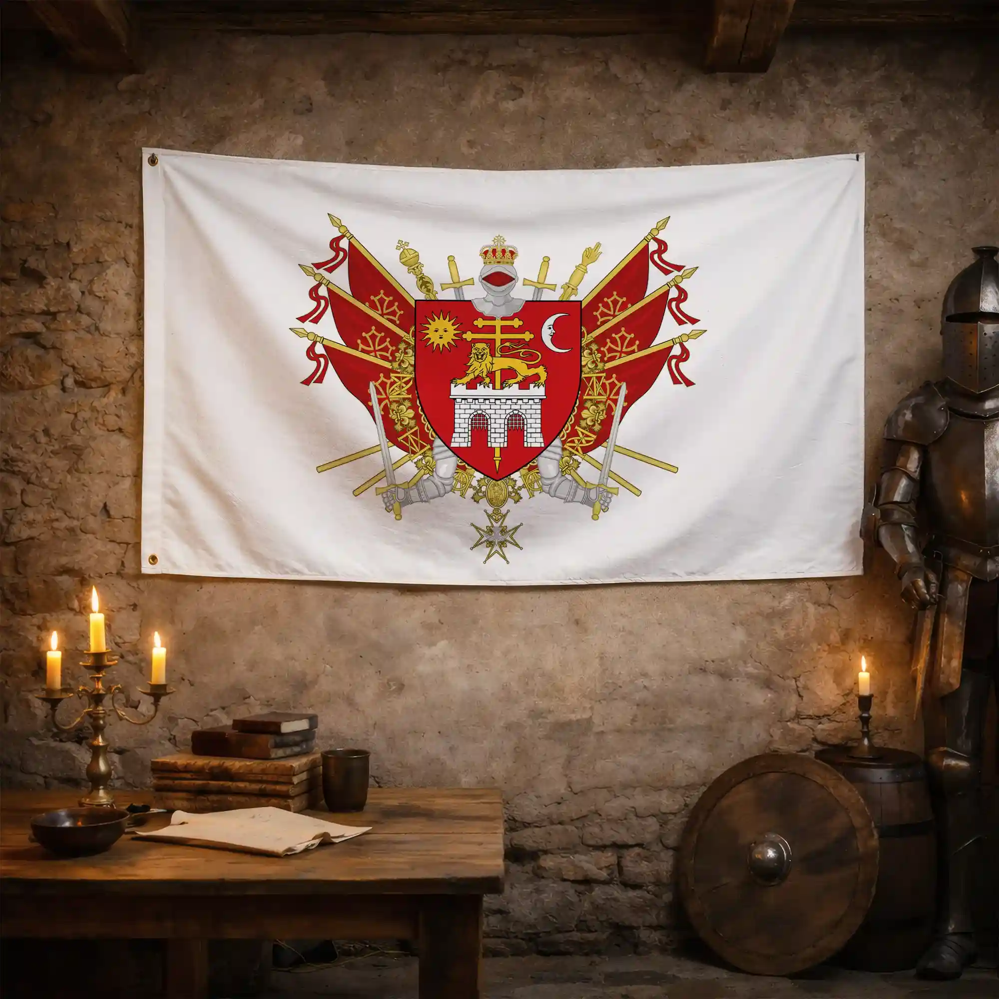 Drapeau - Blason d'Albi - Image 3