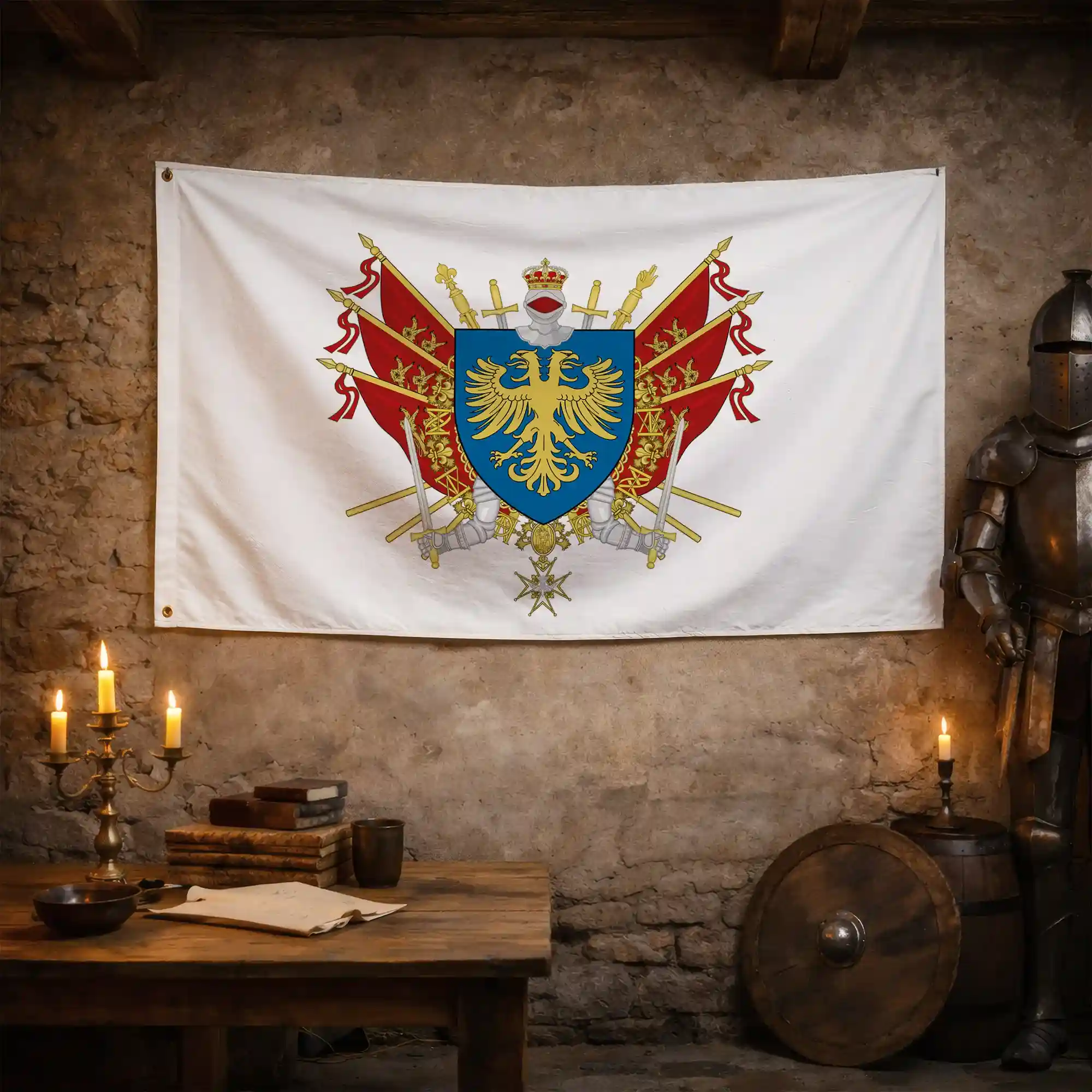 Drapeau - Blason d'Alençon - Image 3