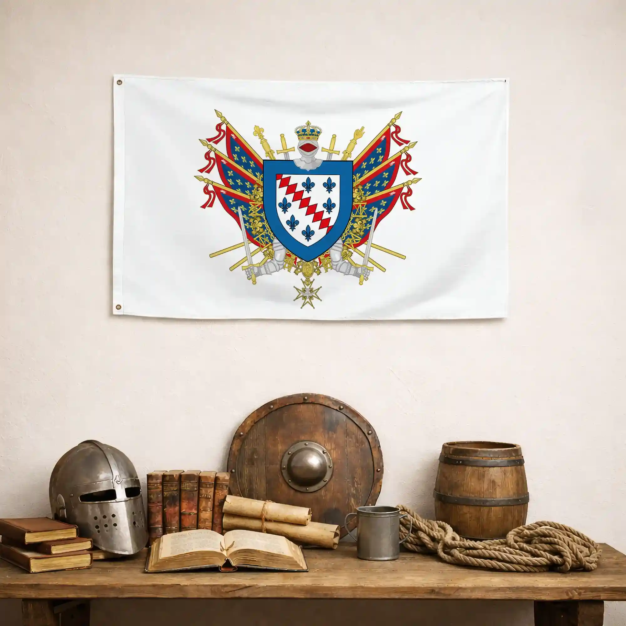 Drapeau - Blason d'Allonnes - Image 4
