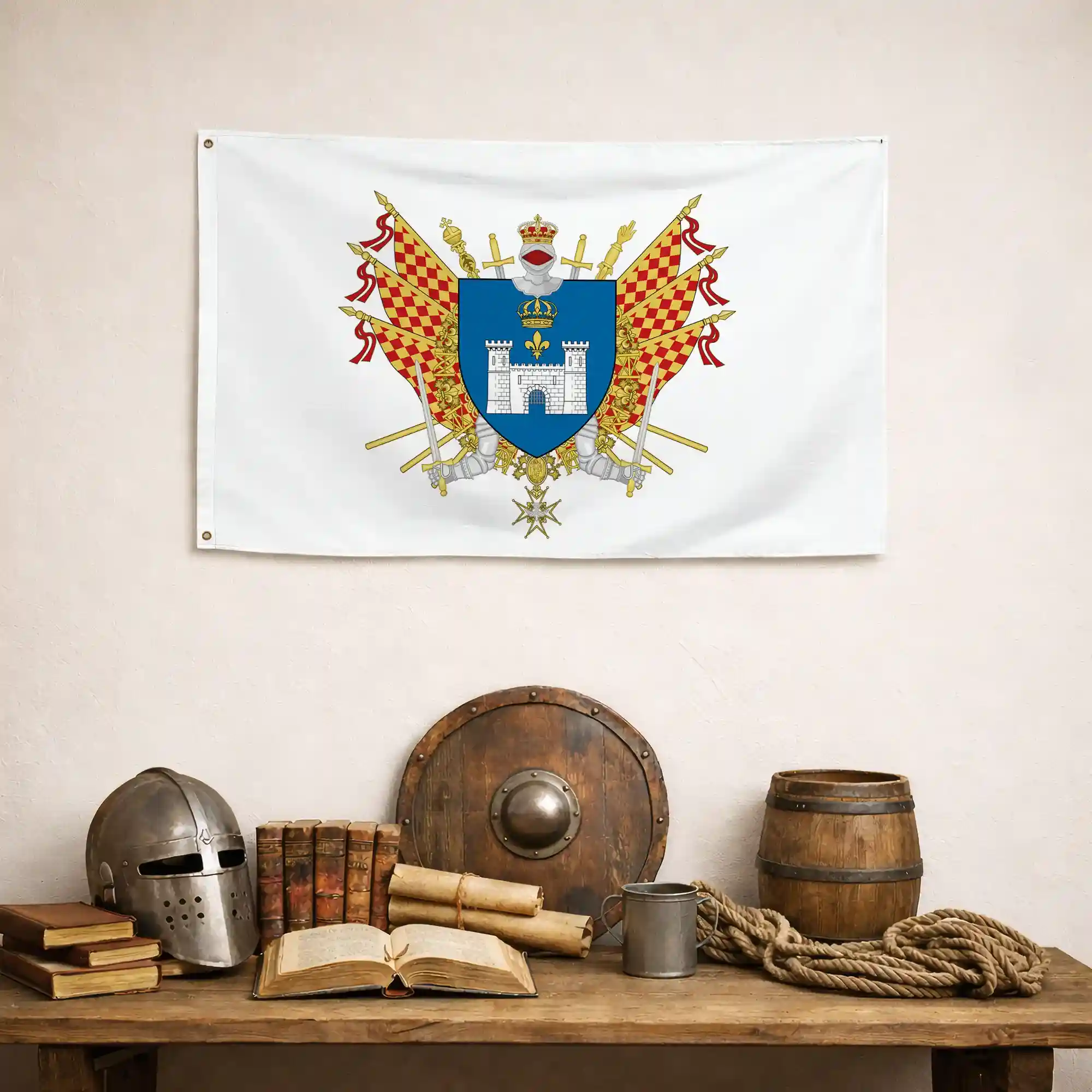 Drapeau - Blason d'Angoulême - Image 4