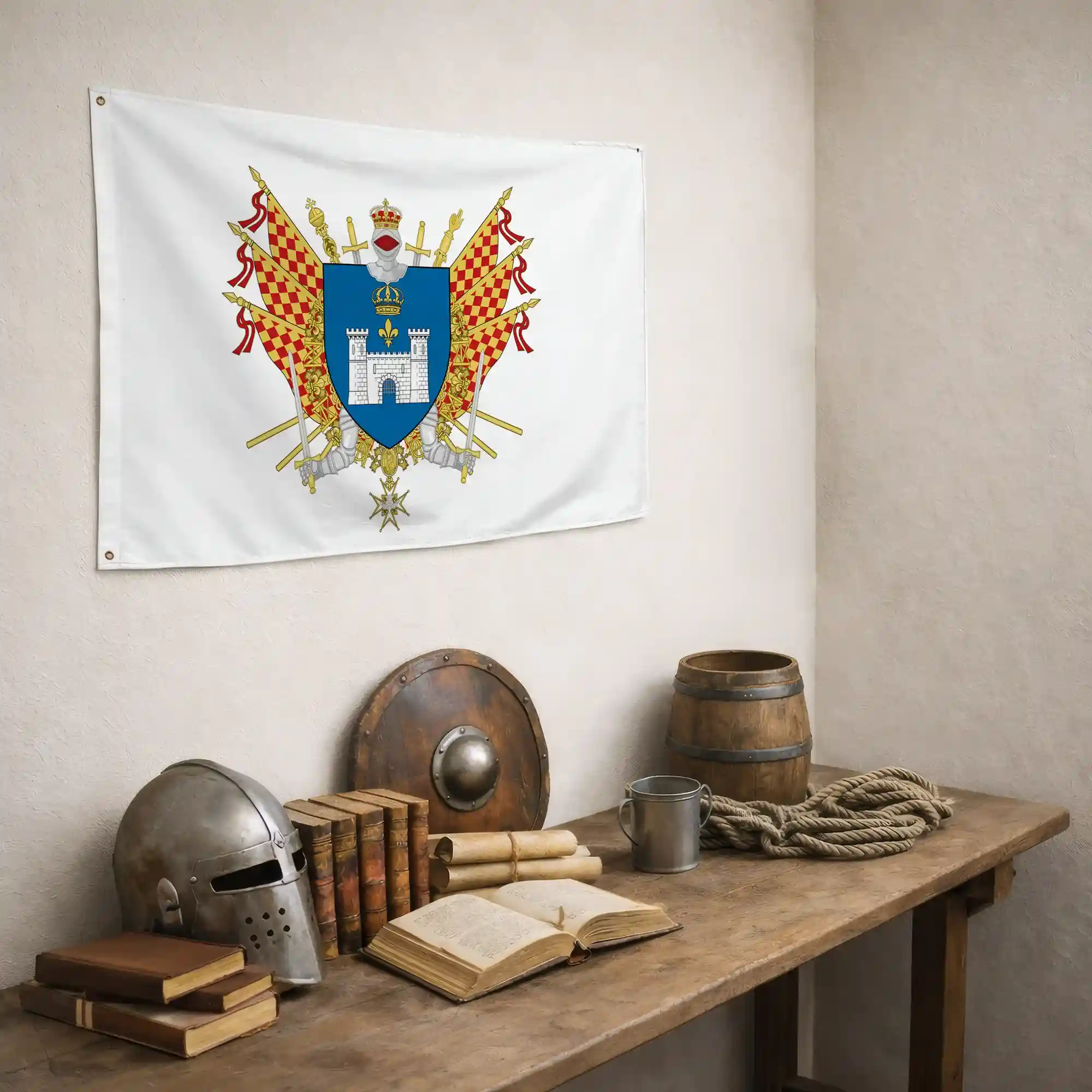 Drapeau - Blason d'Angoulême - Image 5