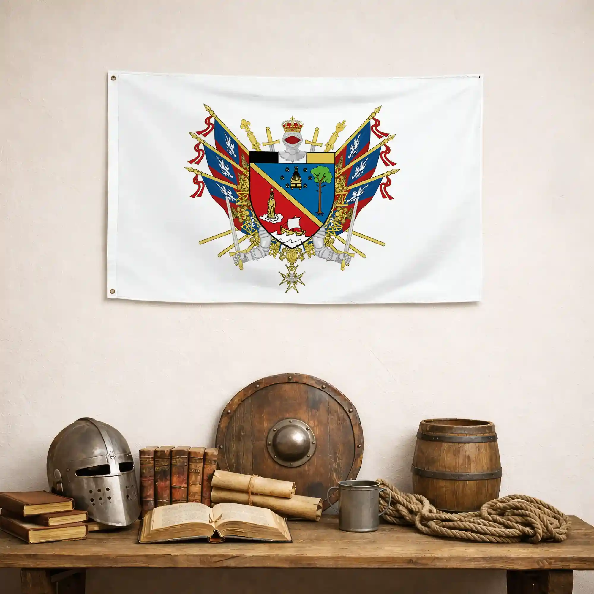 Drapeau - Blason d'Arcachon - Image 4